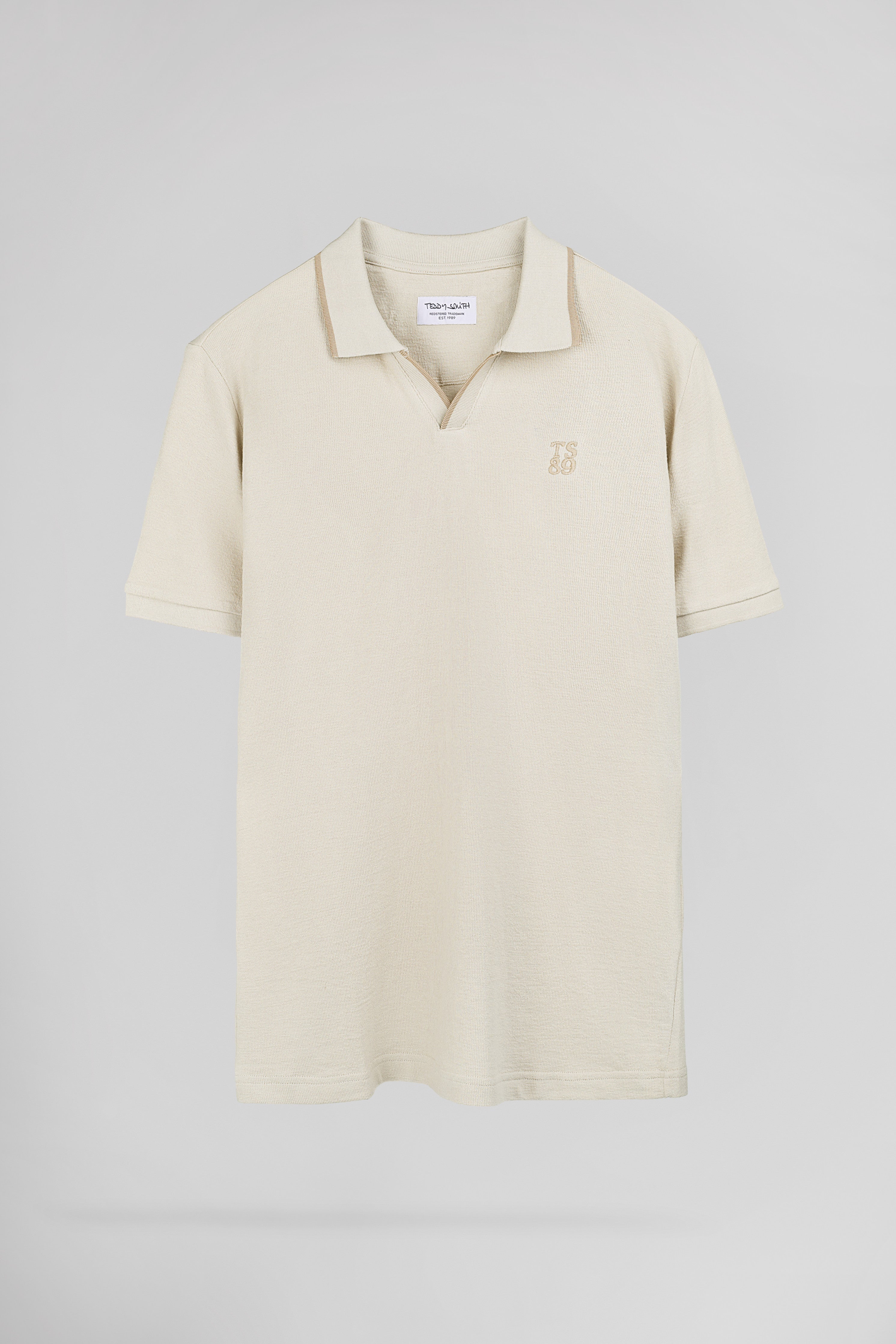 Teddy Smith P-Soner MC polo éponge crème homme