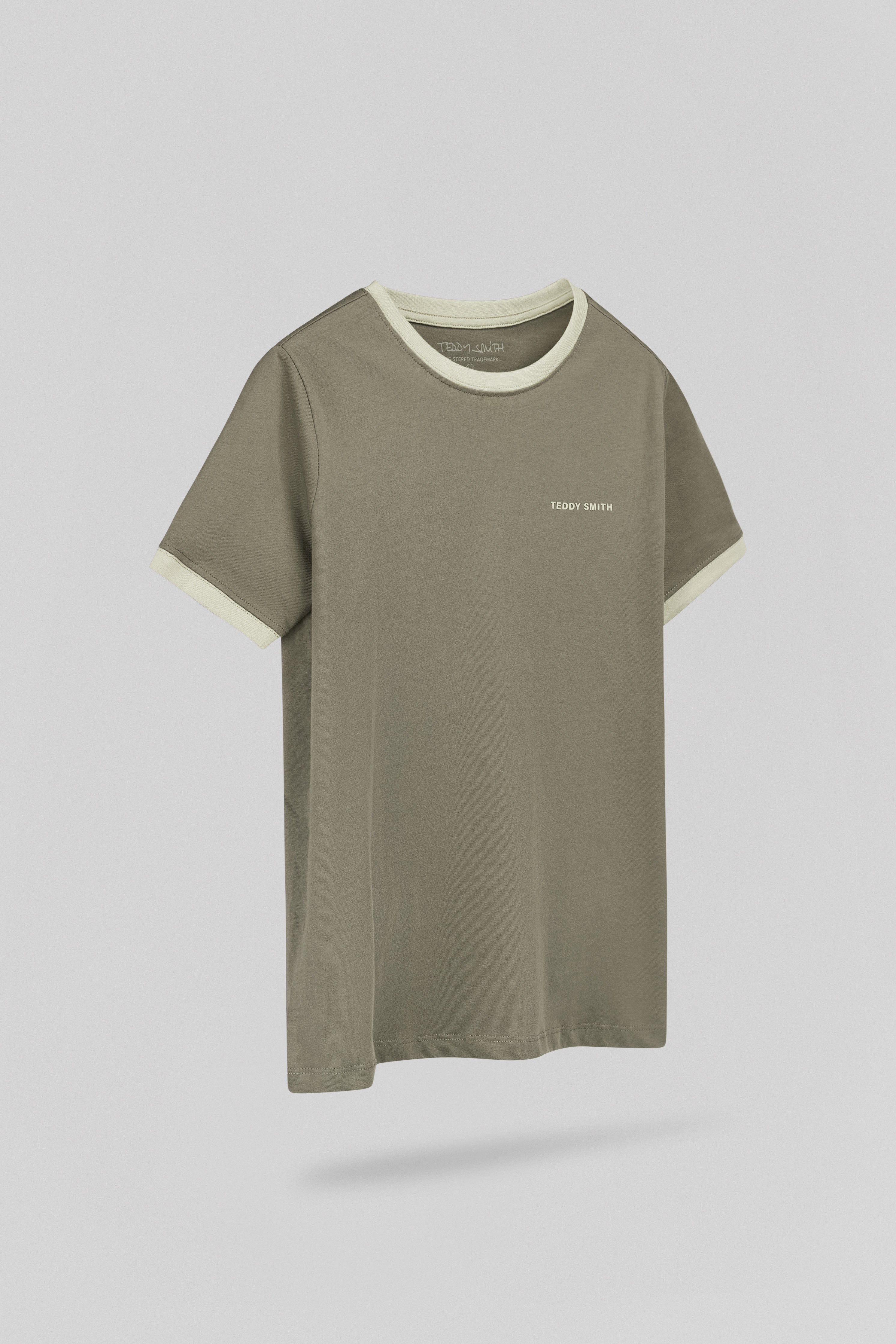 Teddy Smith THE-TEE 2 R MC JR t-shirt garçon dusty kaki