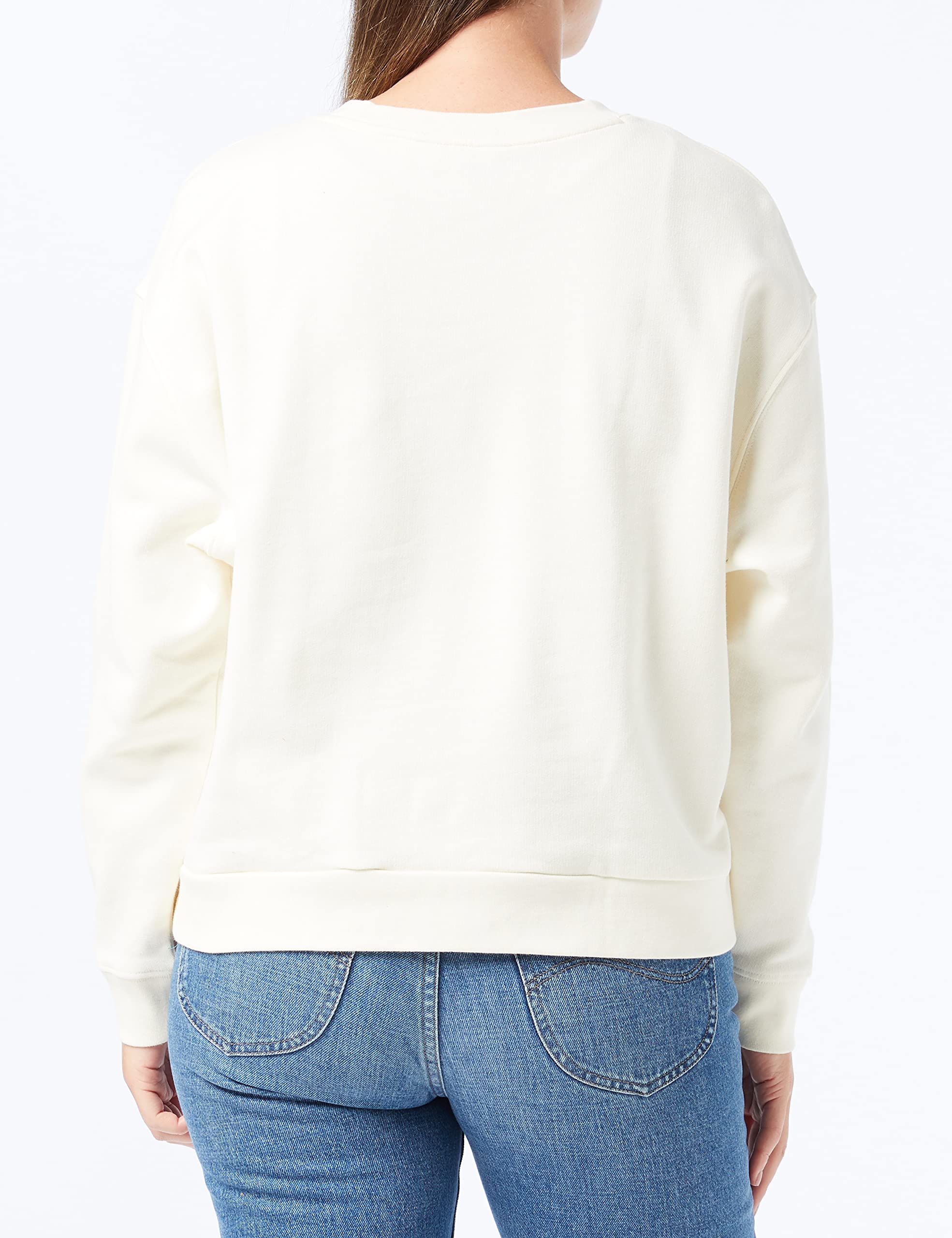 Lee Crew sweat-shirt femme jersey bouclé décontracté