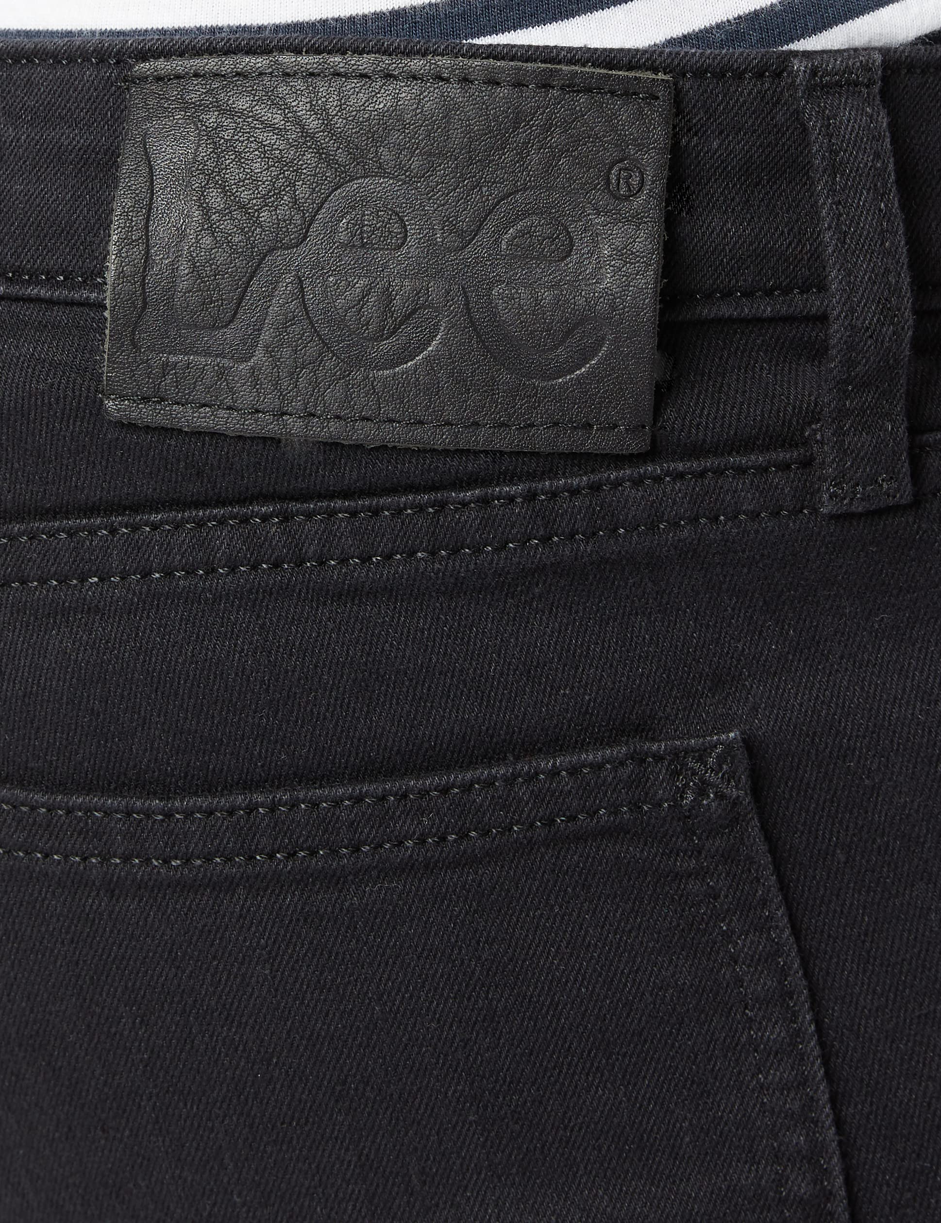 Lee Malone jean homme skinny Noir Rinse denim noir