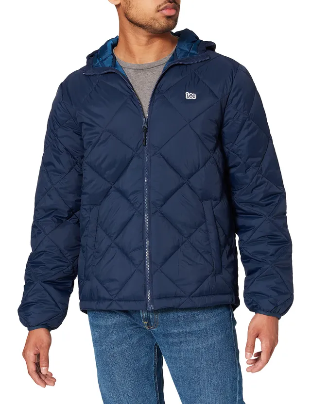 Lee Puffer veste homme bleu marine M matelassée