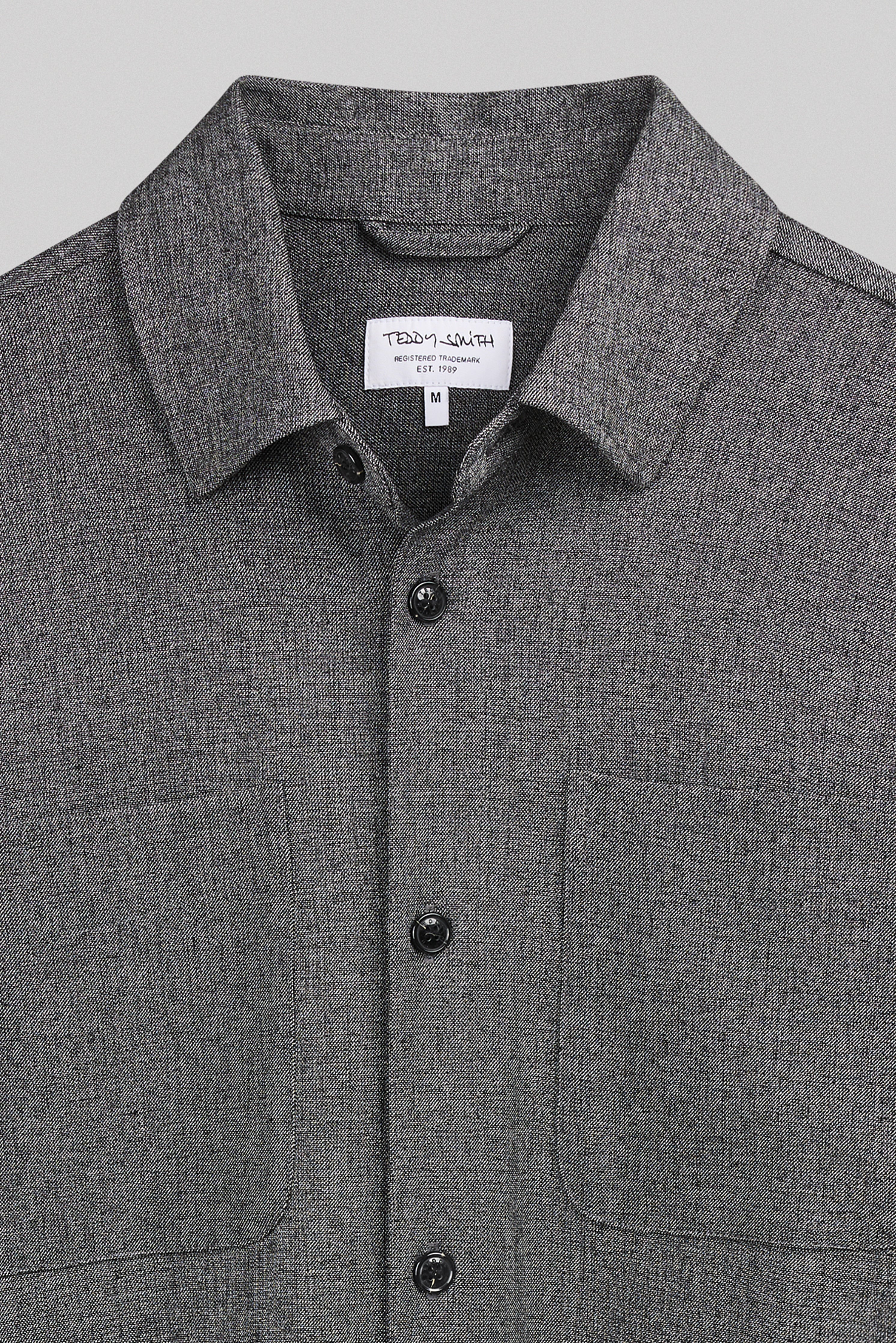 Teddy Smith C-Felix ML Chemise homme mélange black
