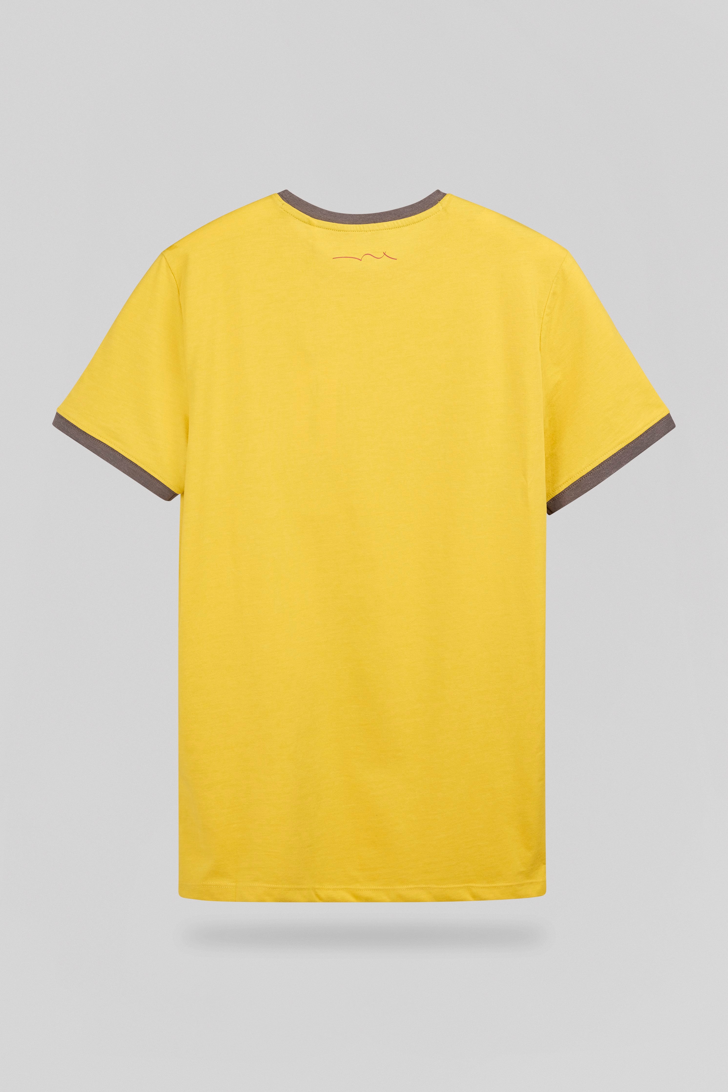 TEDDY SMITH THE TEE 2 R MC t-shirt jaune ocre homme