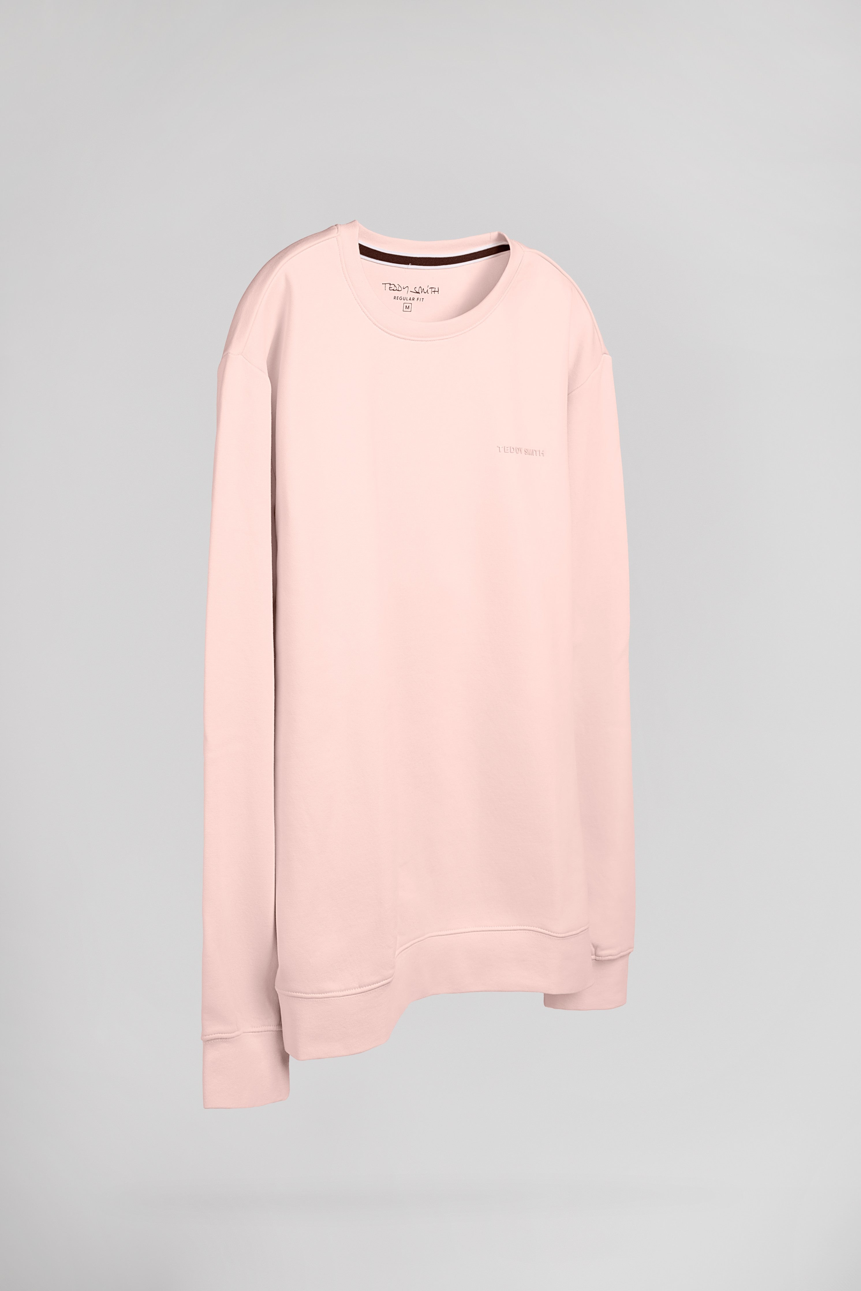 Teddy Smith S-Nark RC sweat homme Rose Pastel molleton