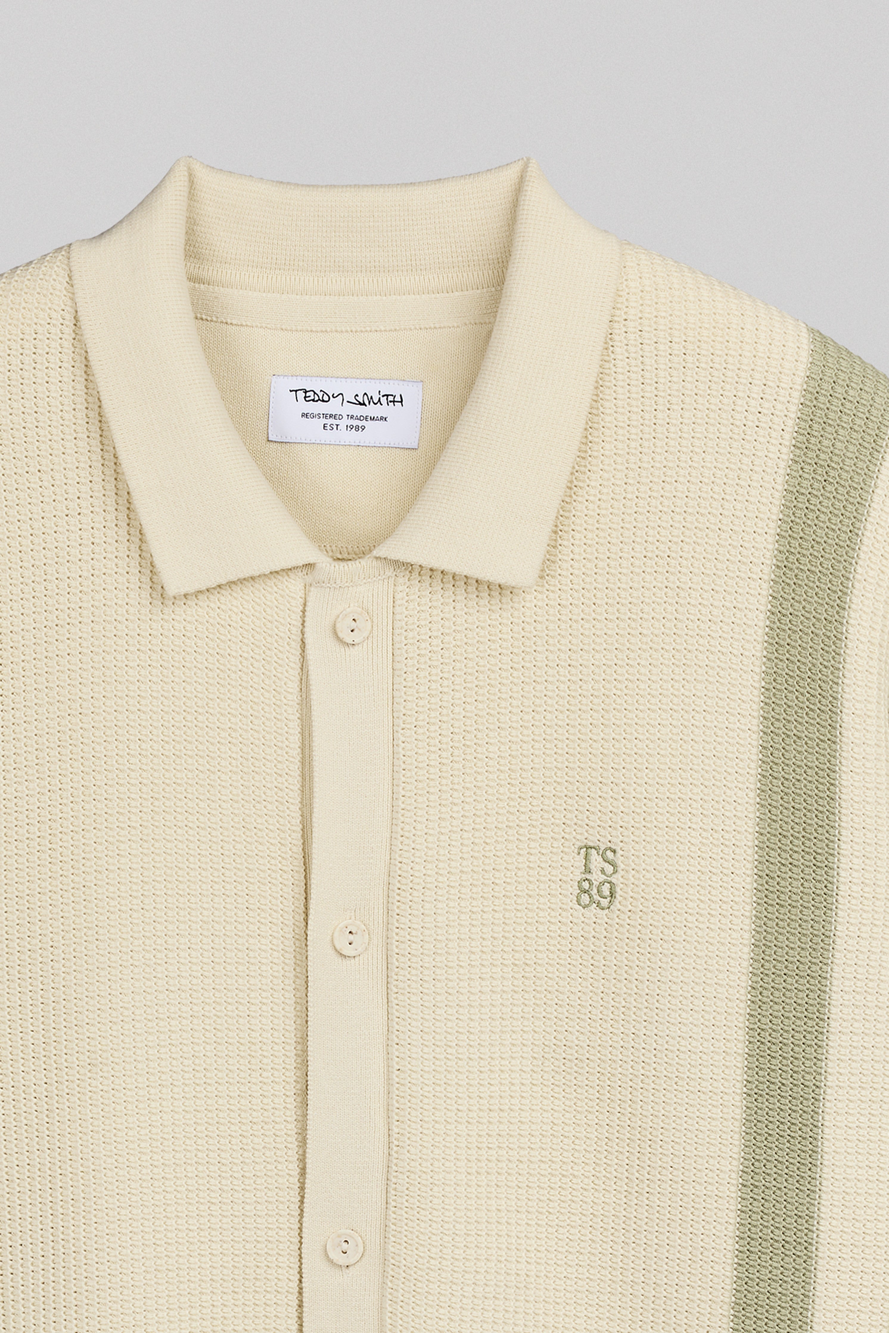 Teddy Smith G-Ilario Gilet Cream Homme Coton