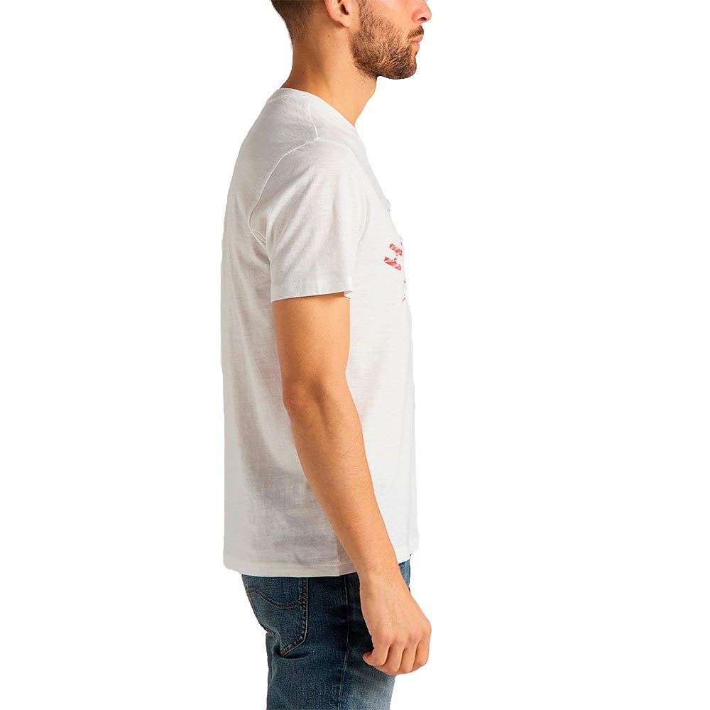 Lee Stencil Tee t-shirt homme blanc XXL coton