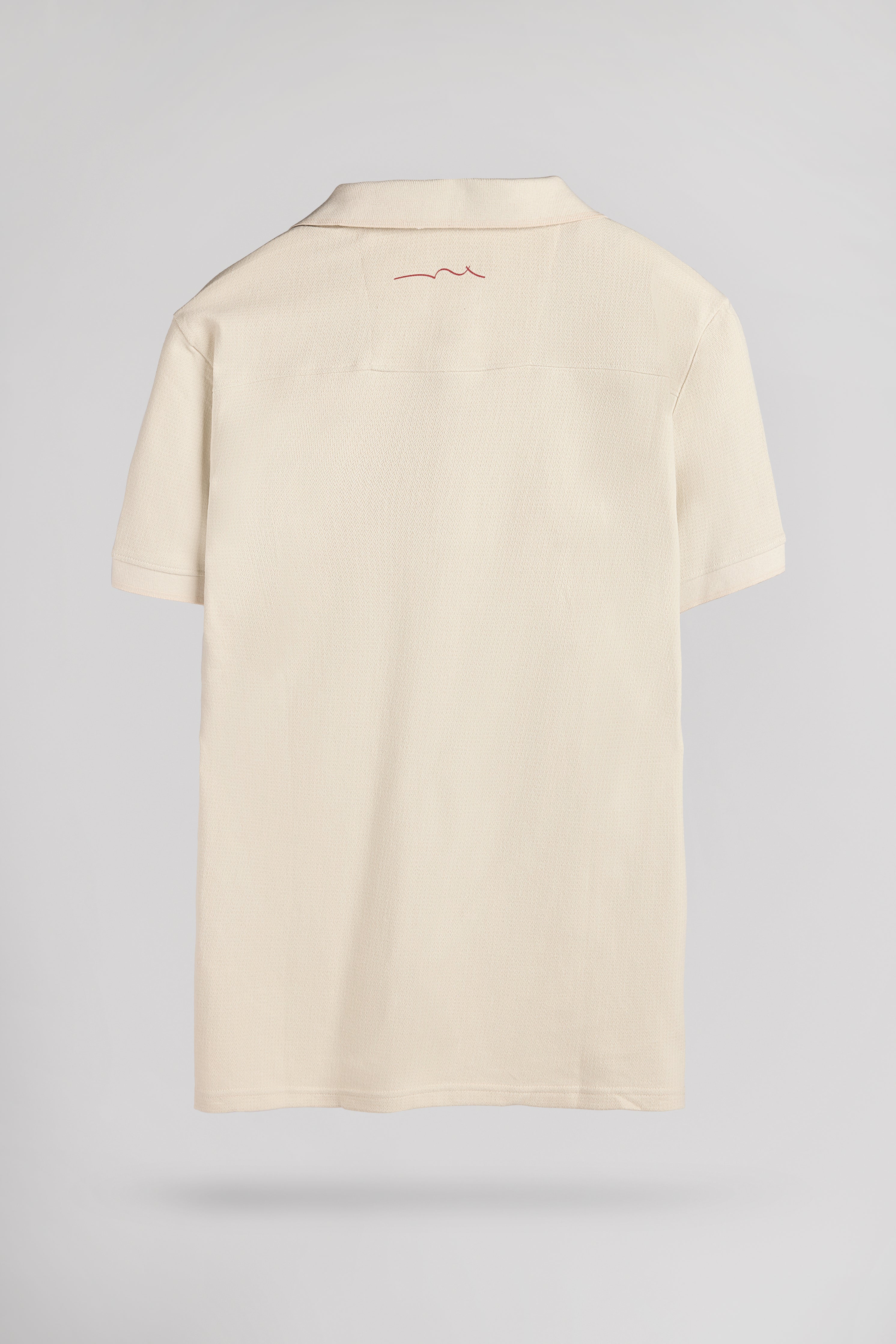 Teddy Smith P-Wesley MC polo crème coton poche