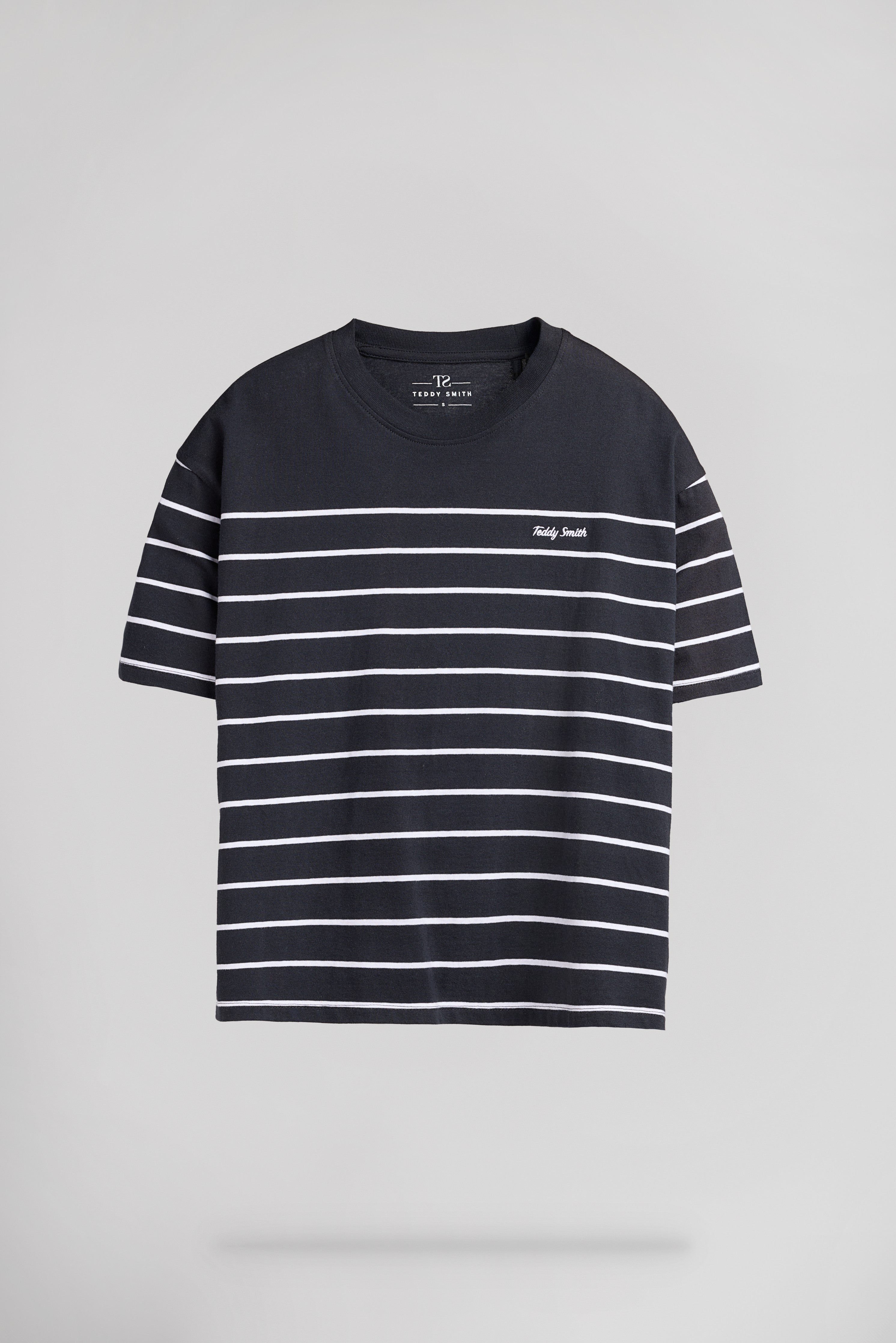 Teddy Smith T-Carla Stripes t-shirt bleu marine rayé