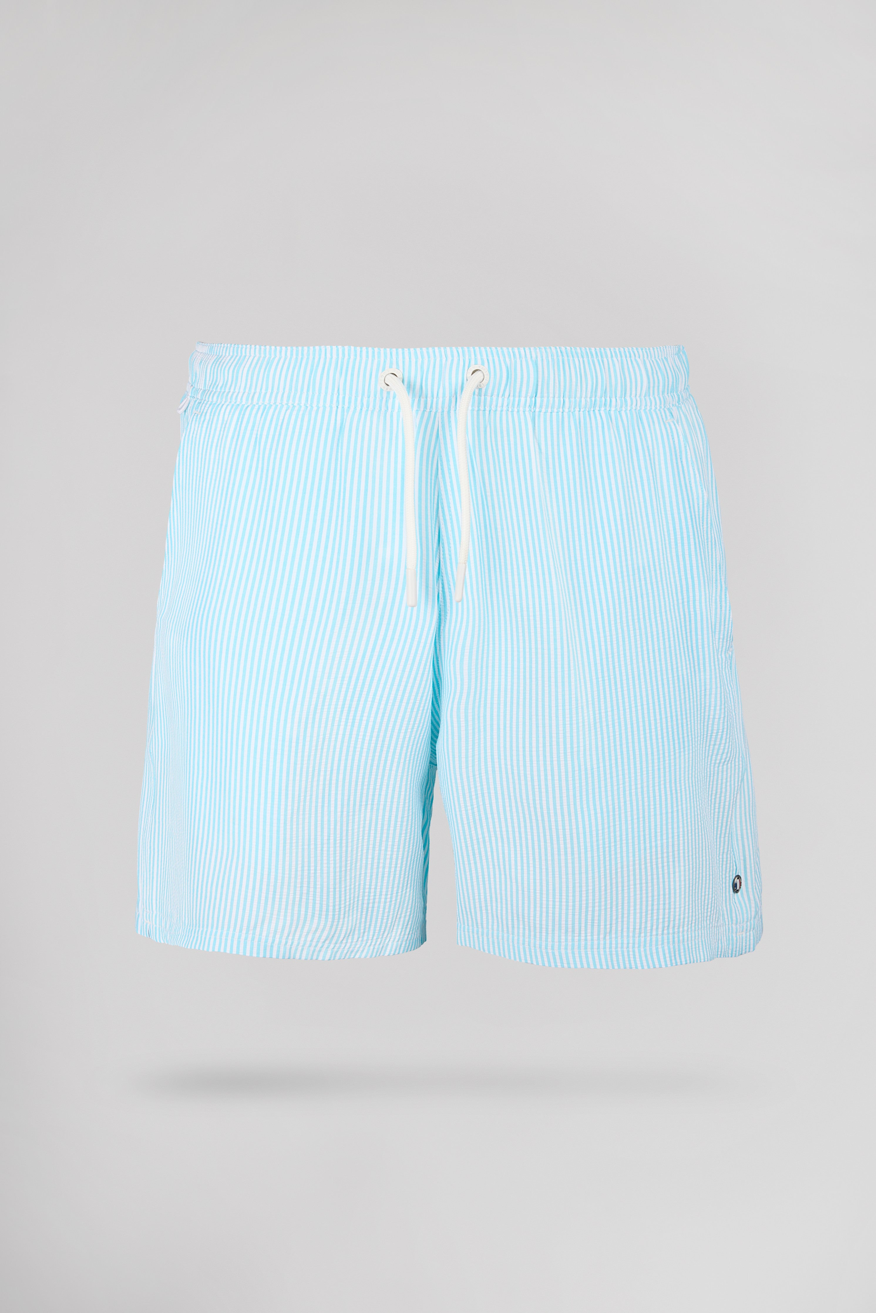 Teddy Smith S-Pablo short de bain bleu lagon rayé homme