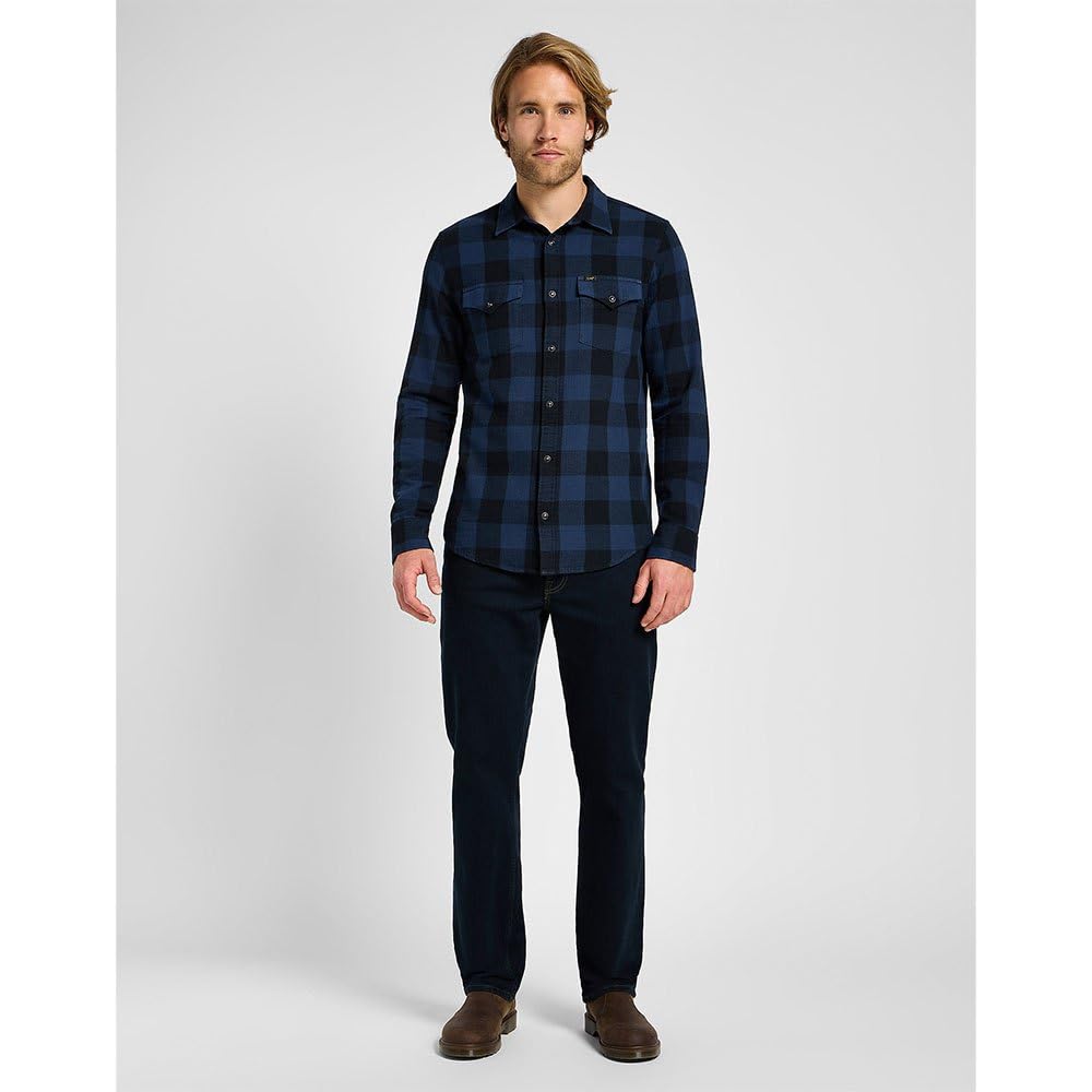 Lee Clean Western chemise homme XXL Buffalo à carreaux