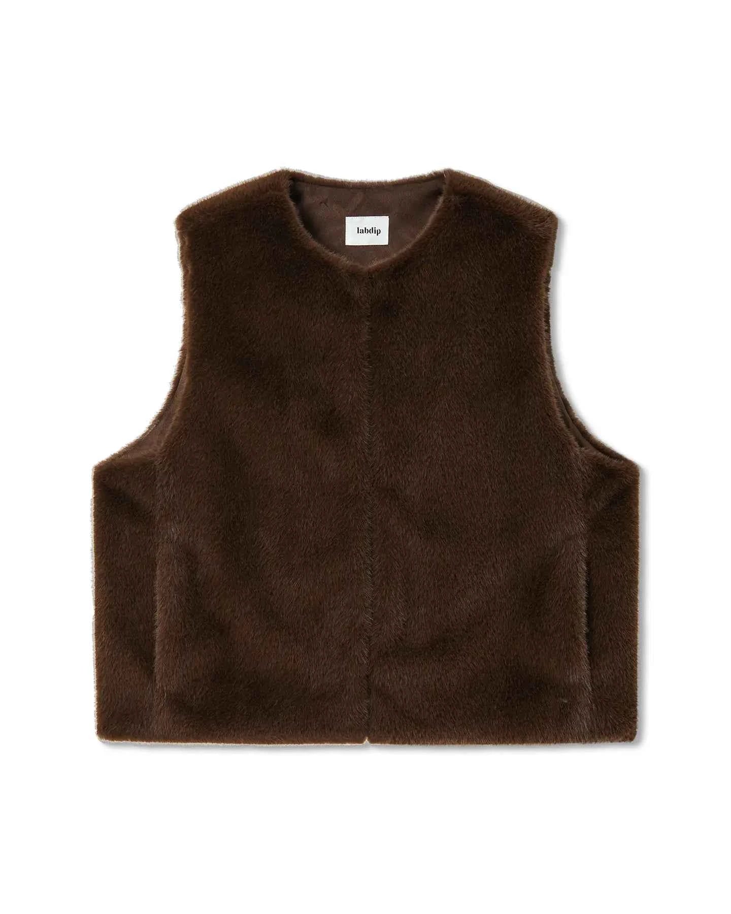 Labdip Baci gilet fausse fourrure mink paddington