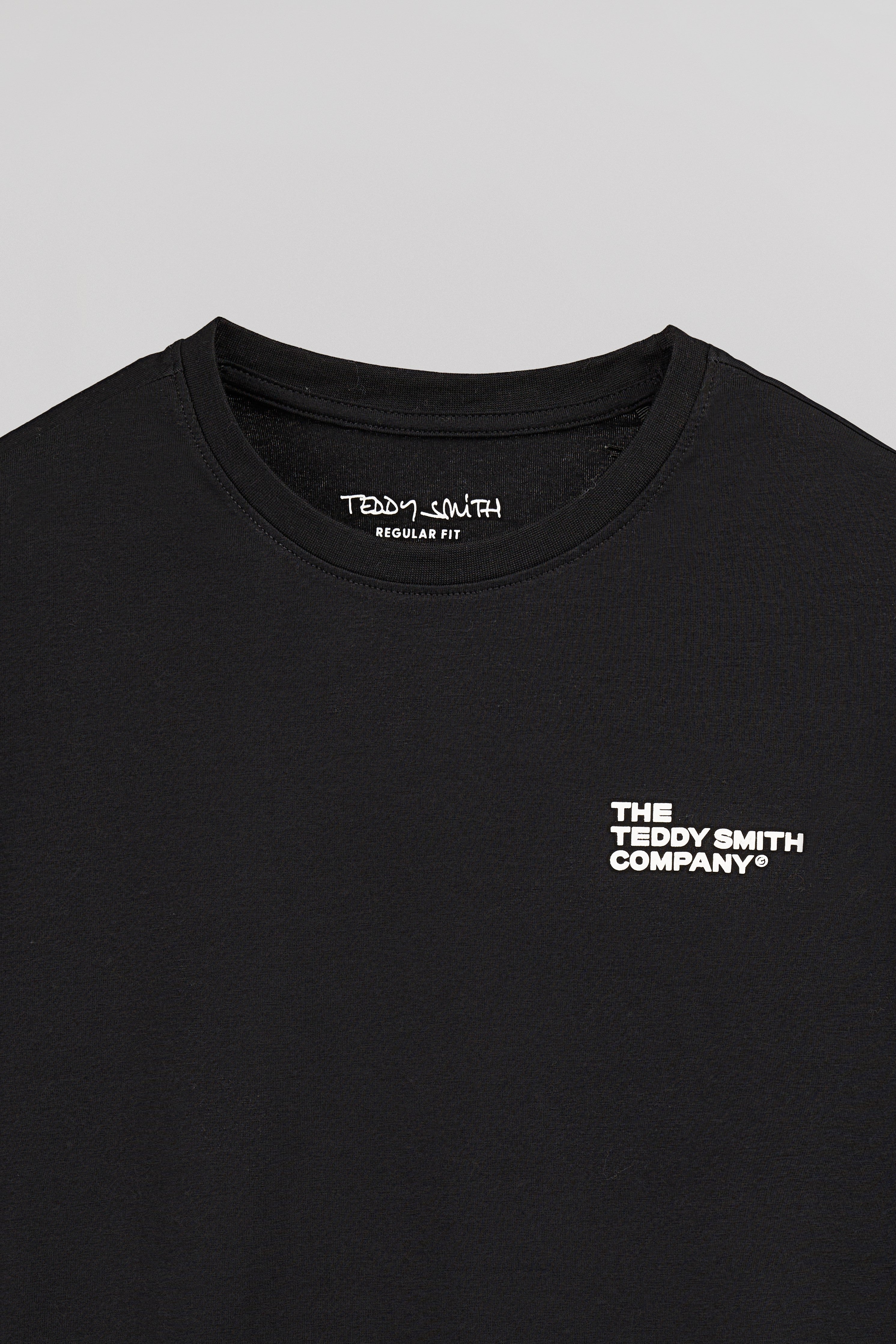 Teddy Smith T-Company MC t-shirt Noir coton stretch