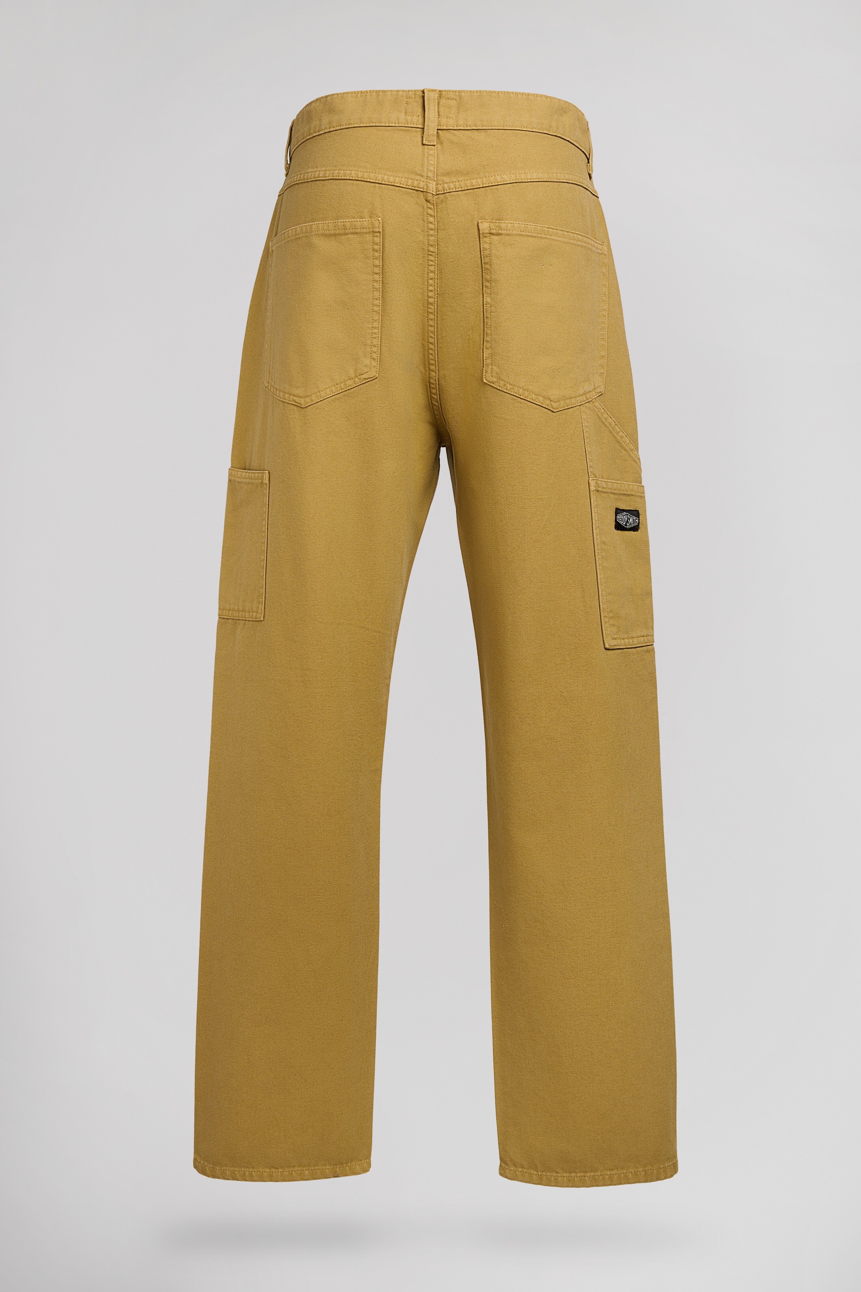 Teddy Smith Carpenter Canva pantalon droit beige coton