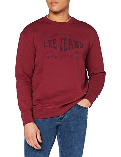 Lee Logo Crew SWS sweat homme col rond coton