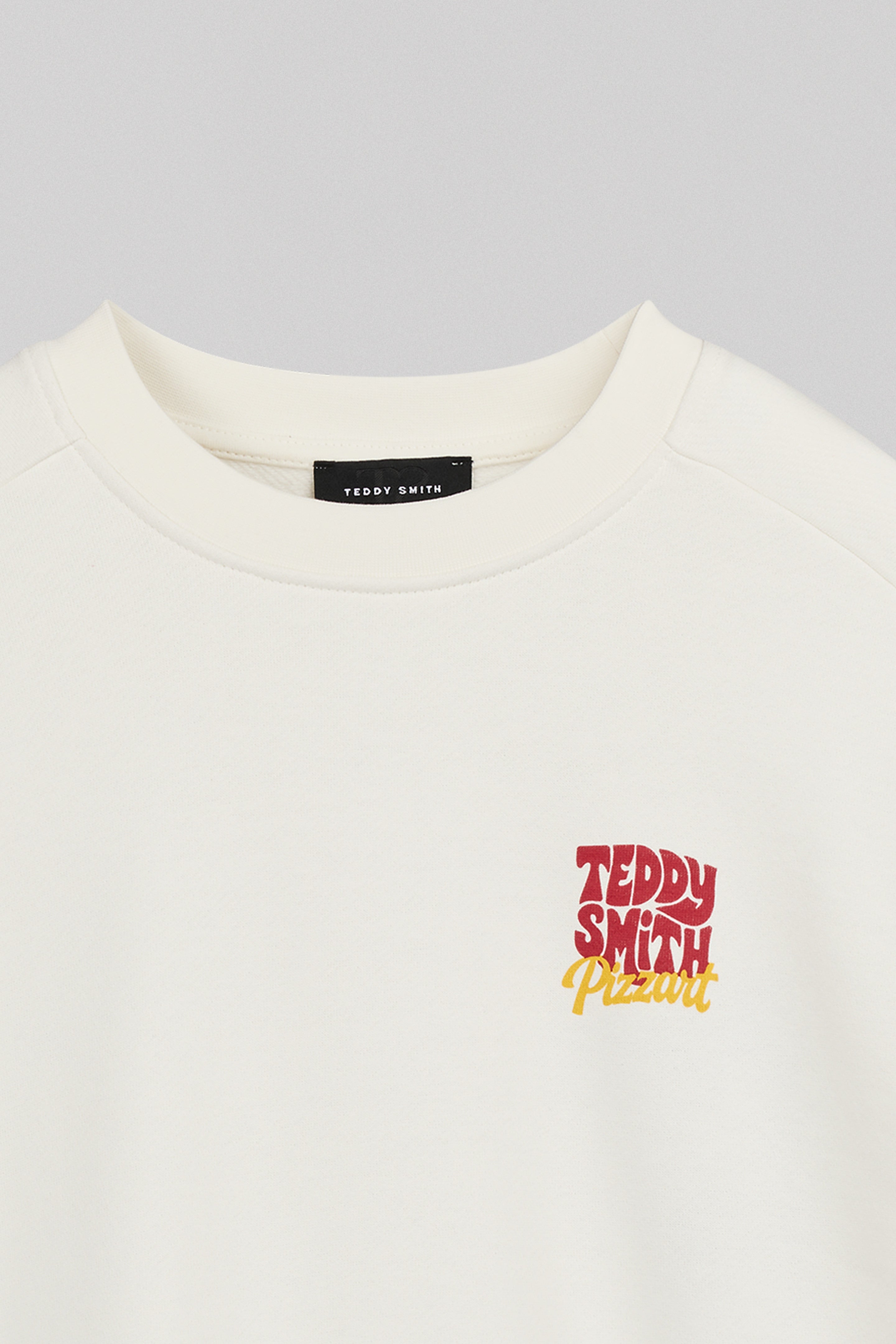 Teddy Smith S-Ely RC JR sweat blanc fille