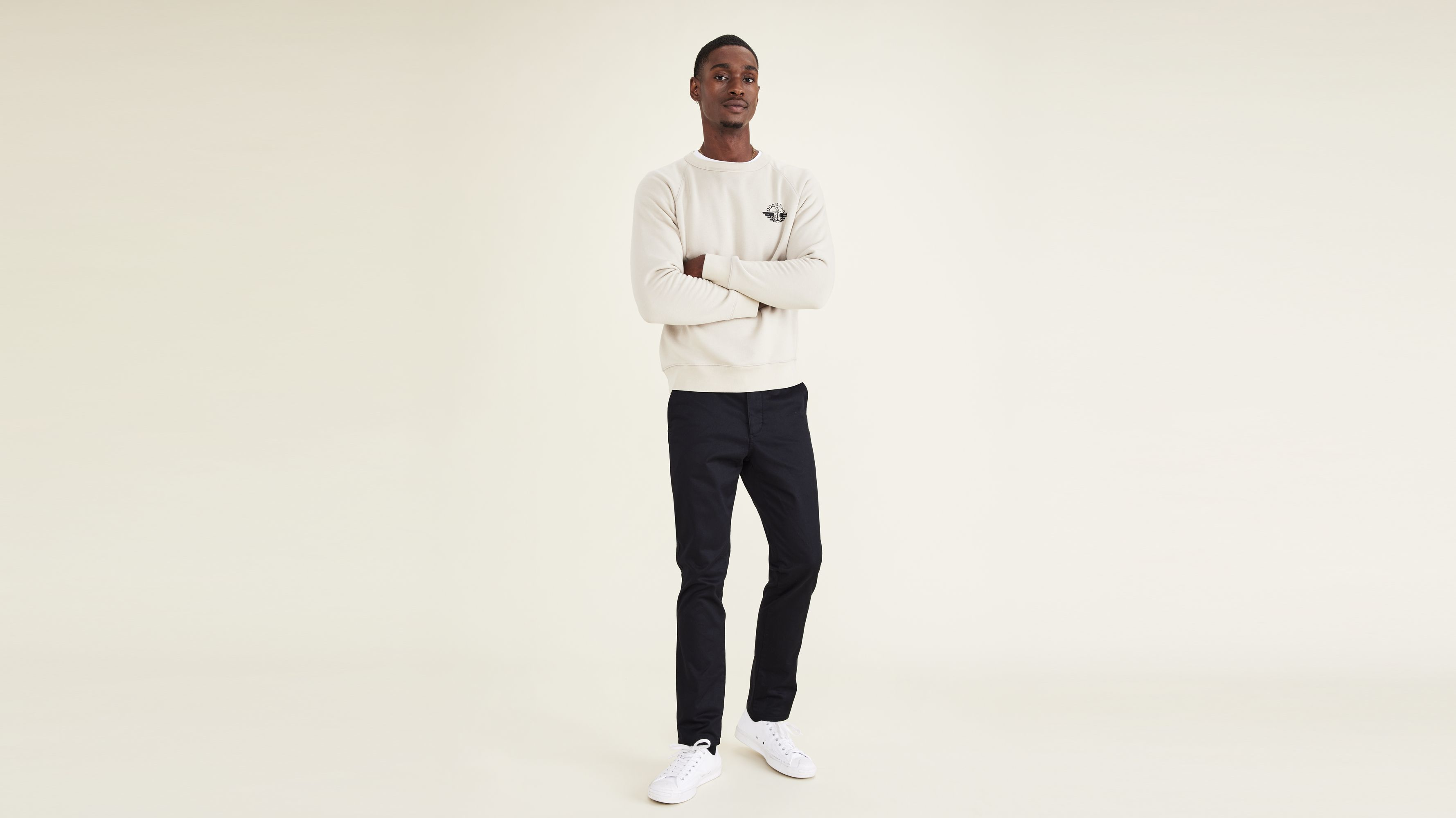 Dockers Original Chino Pantalon chino skinny noir stretch