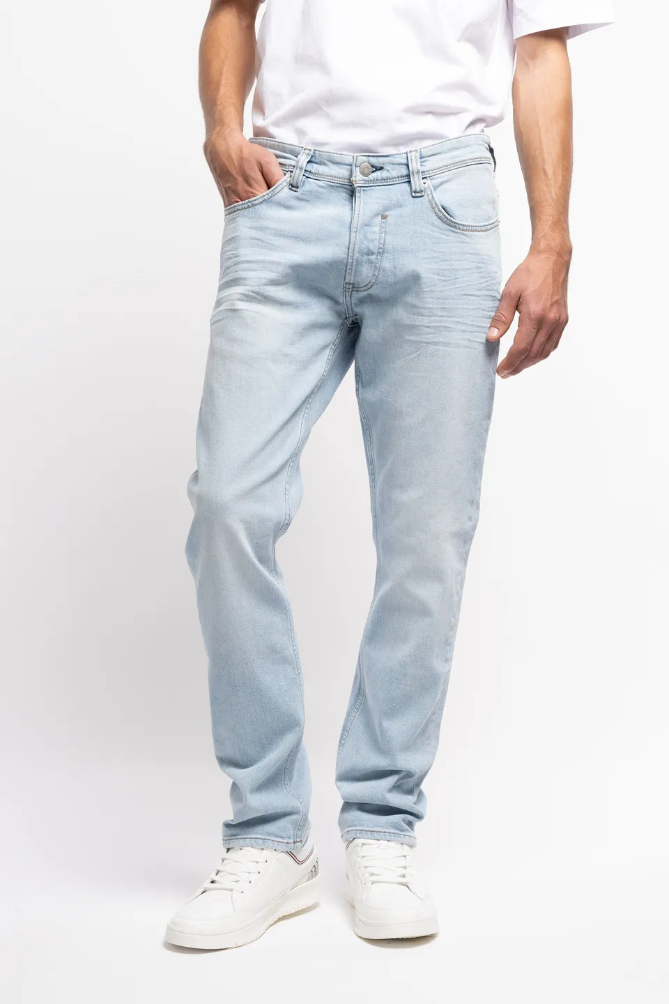 Teddy Smith Reg L32 jean bleached droit délavé clair