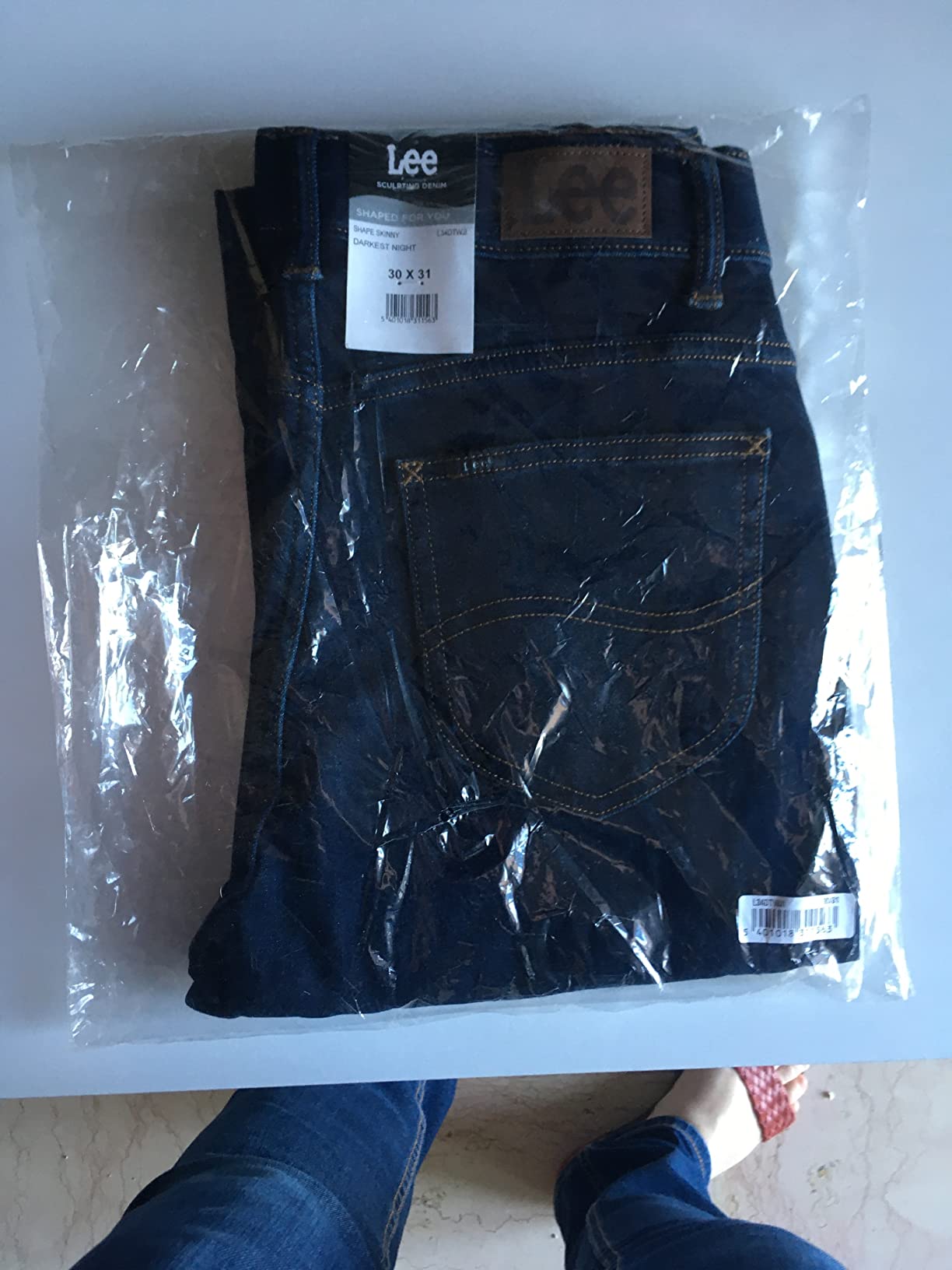 Lee High Rise Skinny jean femme Sugar Cloud 38W 33L