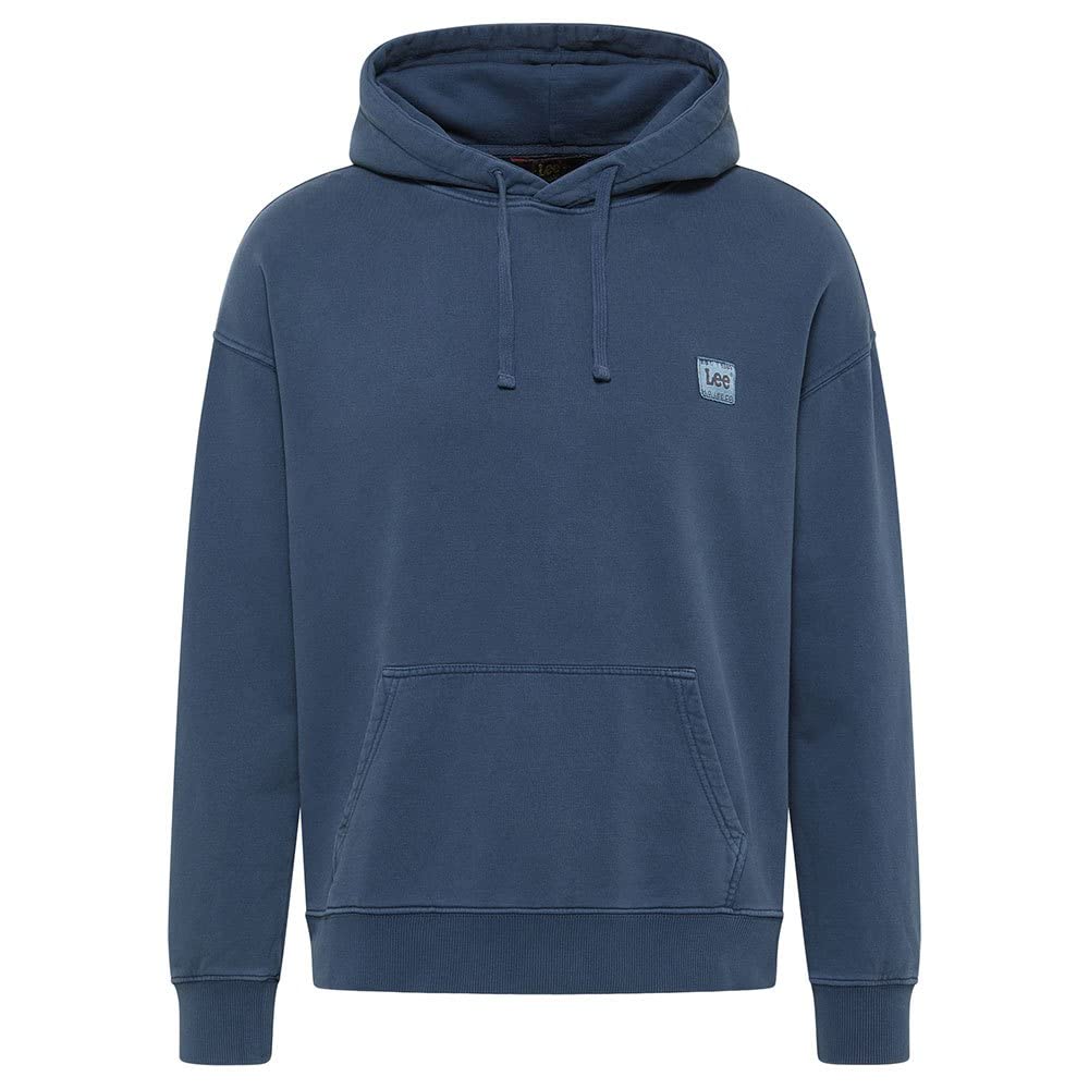 Lee Core Loose sweat capuche homme marine coton