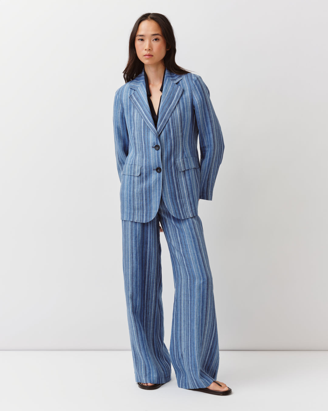 DIEGA VERKO veste tailleur ajustée bleu