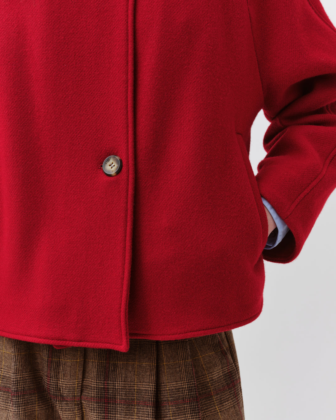 DIEGA BRAVO blouson court rouge