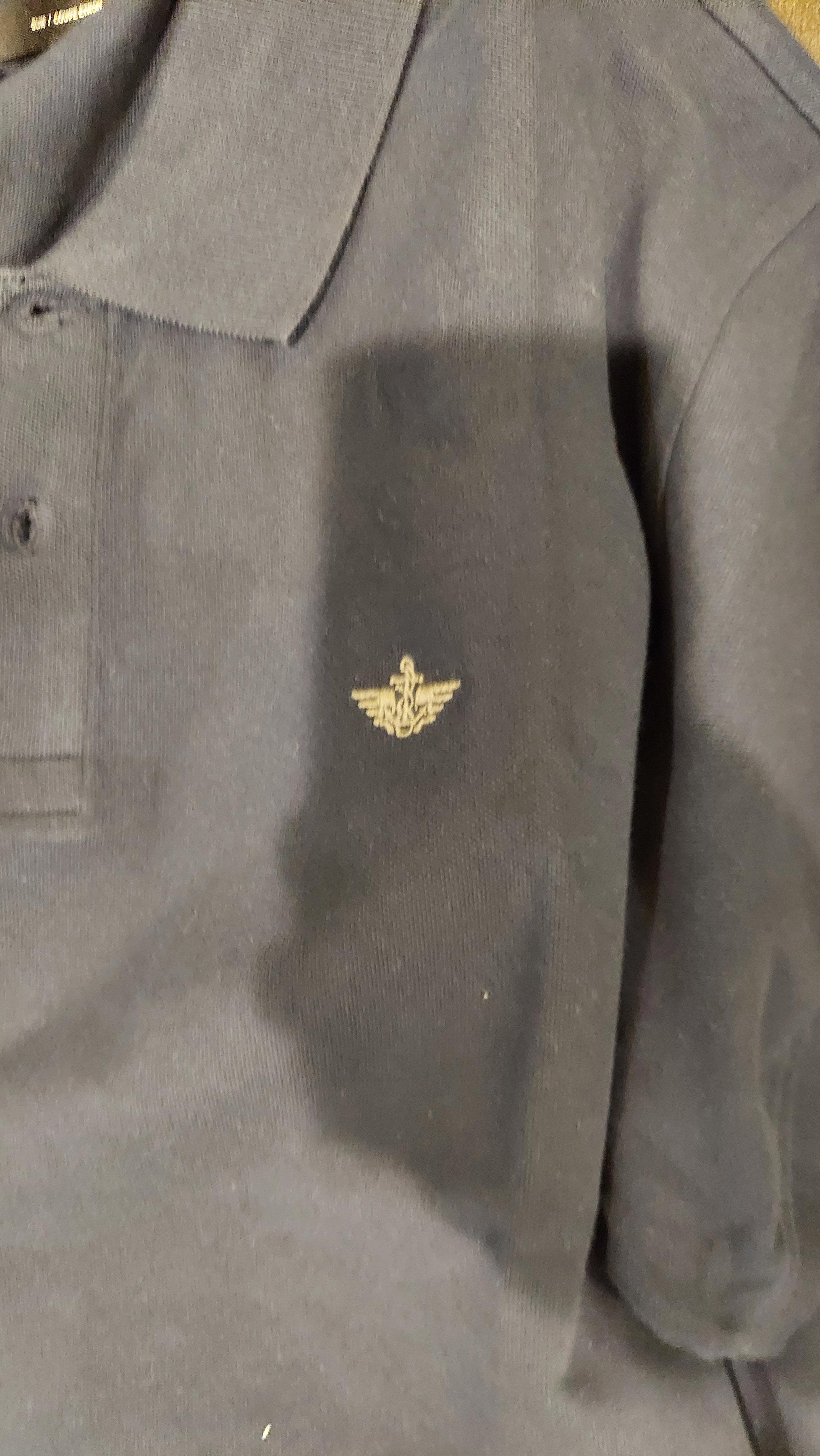 Dockers Pique Polo Slim Fit polo bleu piqué