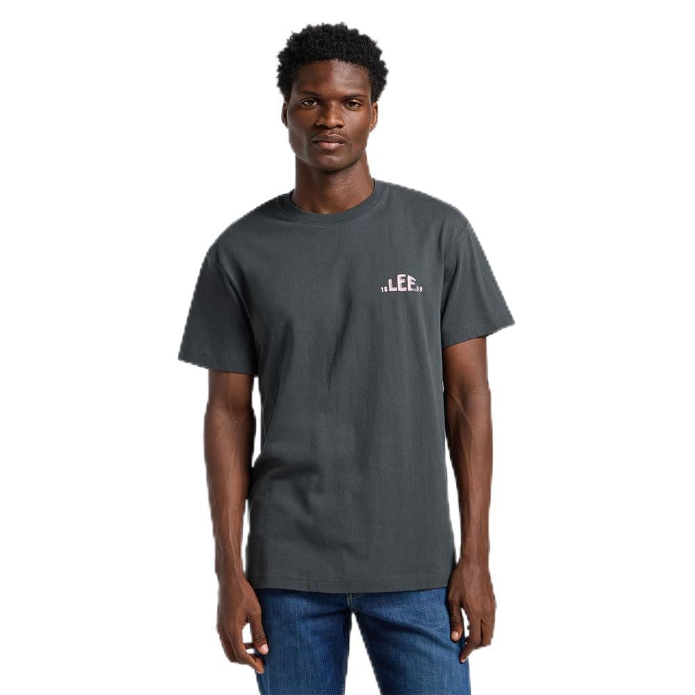 Lee Regular Logo Tee t-shirt homme noir coupe regular