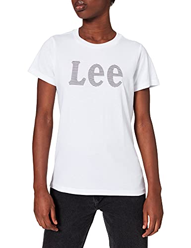 Lee Tee T-shirt femme blanc coton