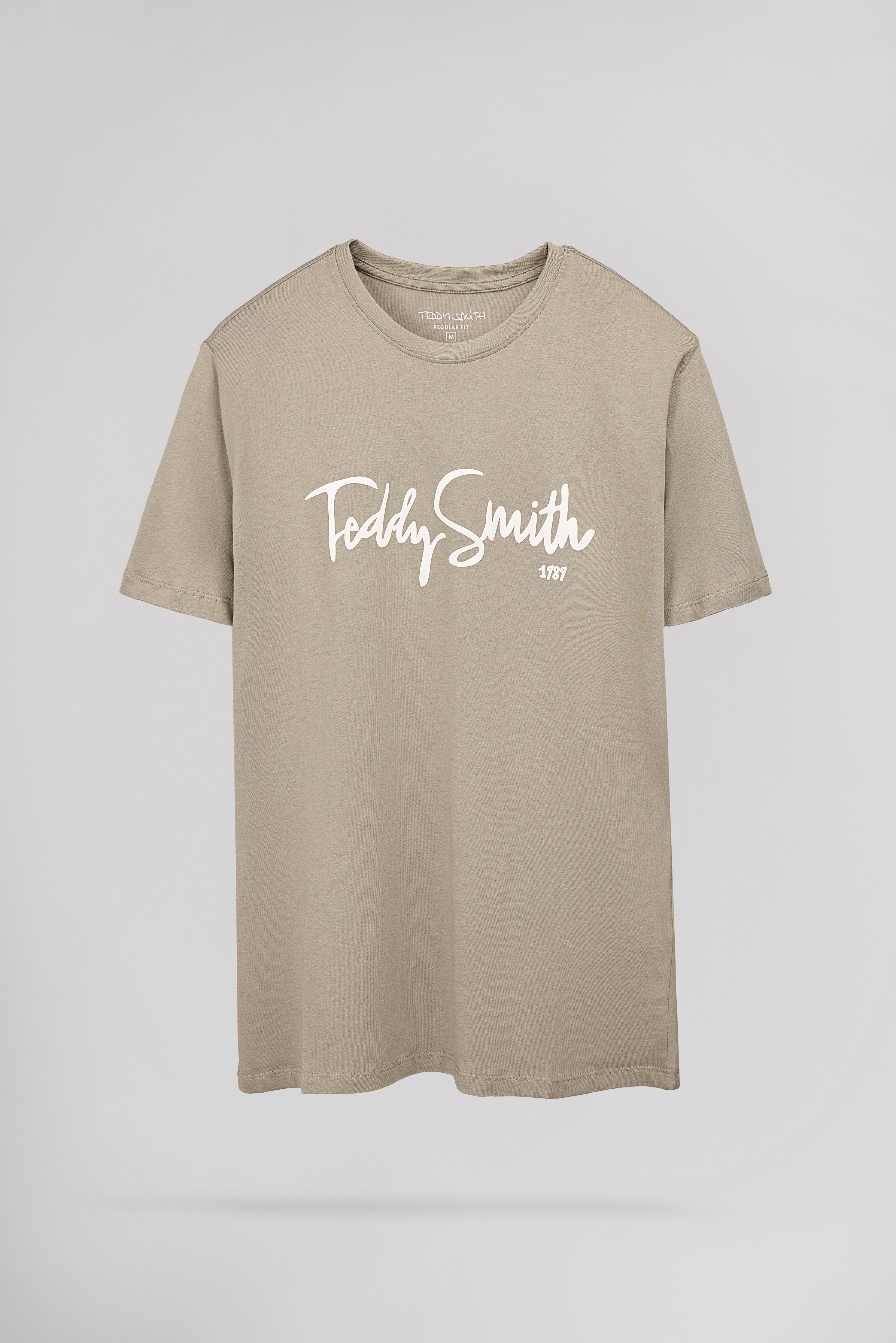 Teddy Smith T-Evry t-shirt classique Bleach Kaki taille S