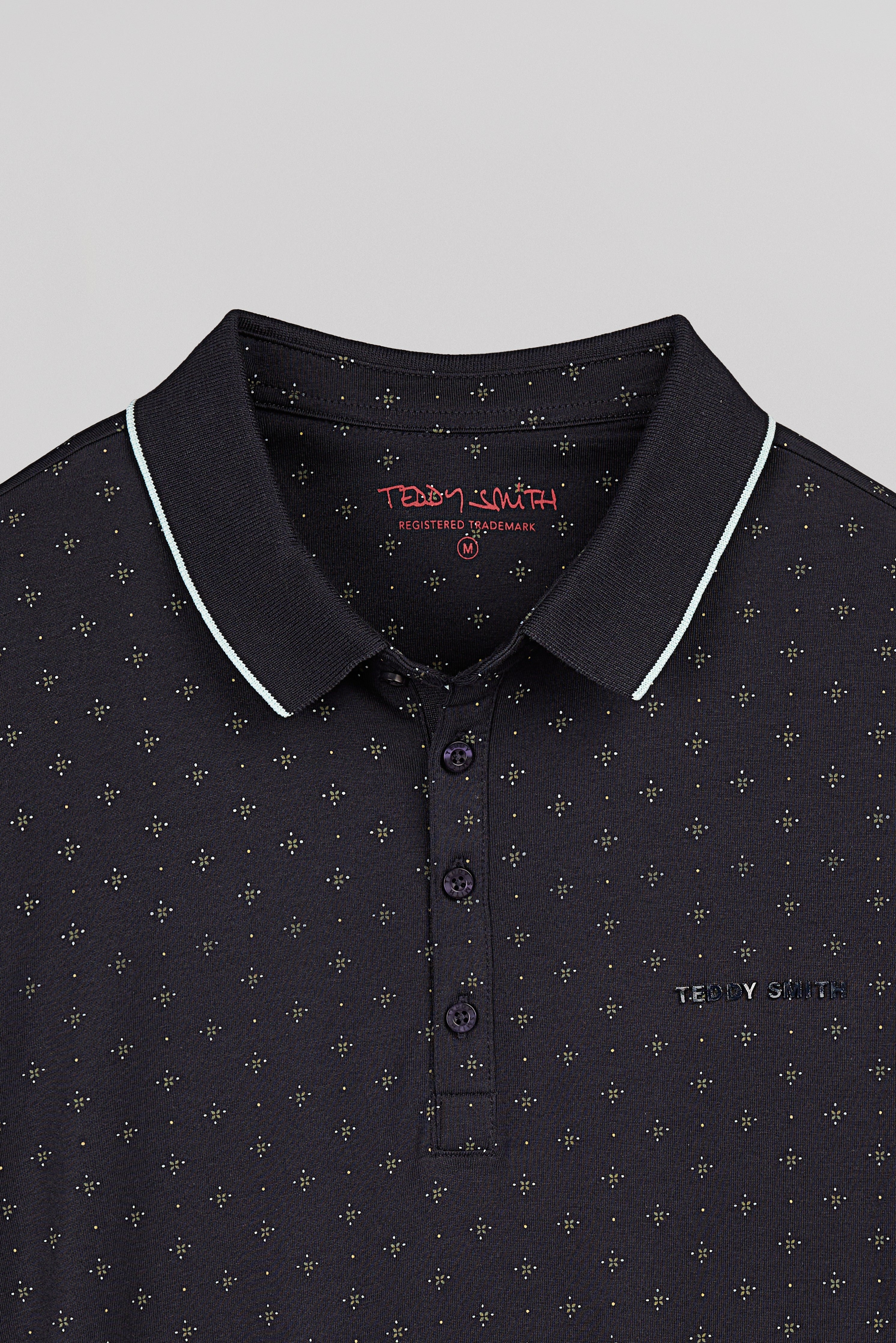 Teddy Smith Pasy 2 MC polo homme bleu marine piqué