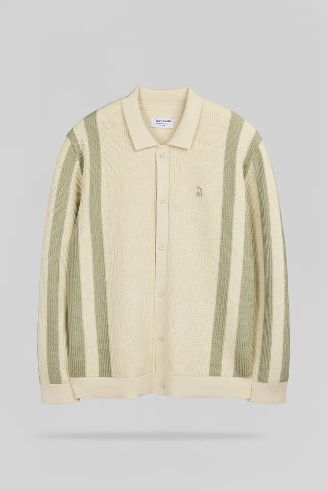 Teddy Smith G-Ilario Gilet Cream Homme Coton