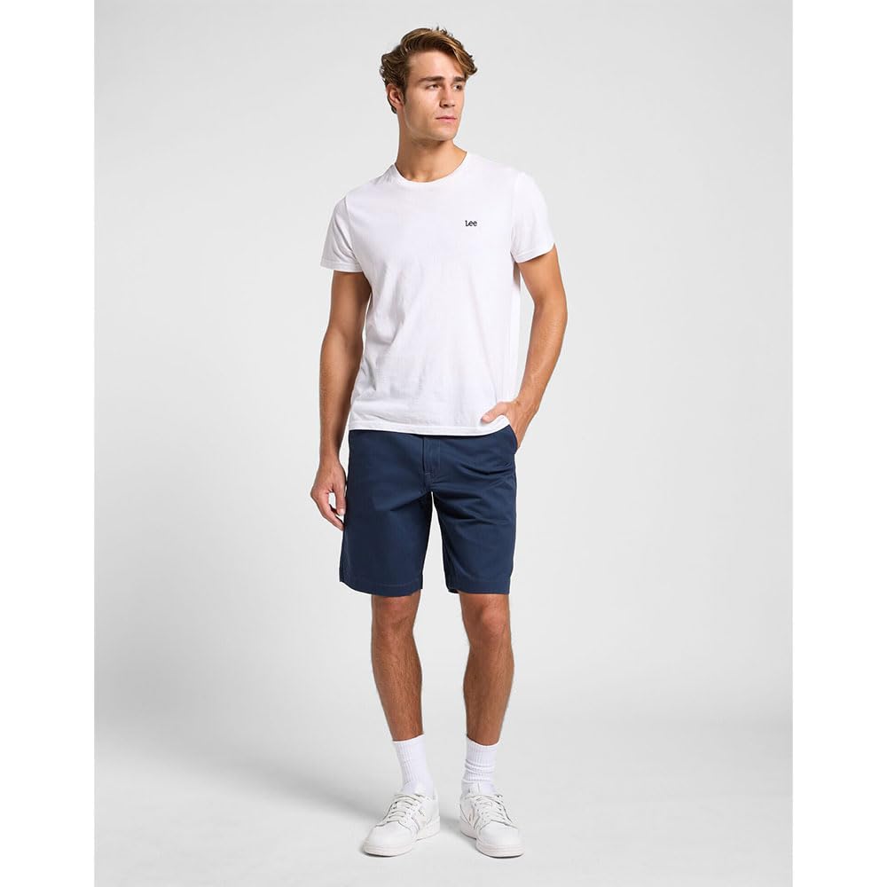 Lee Relaxed Chino Short homme marine 33W décontracté