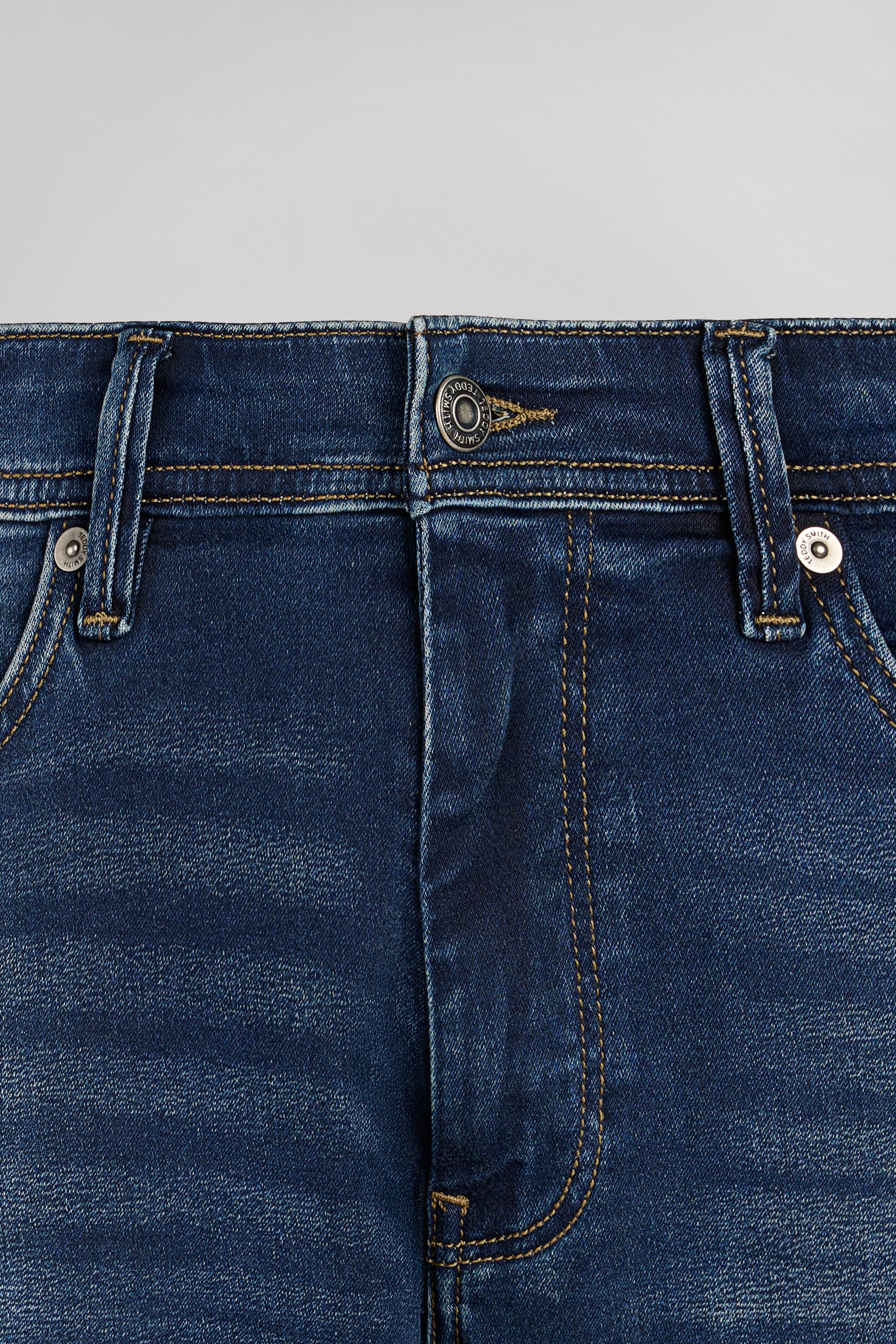 Teddy Smith Scotty 3 Reg bermuda dye denim