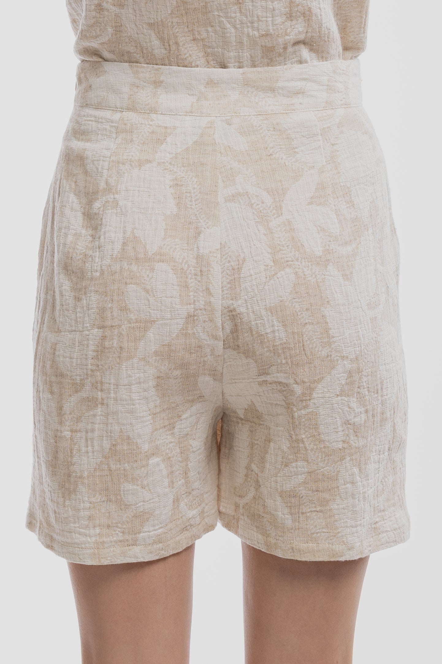 Teddy Smith S-Floralio short femme soft grège taille haute