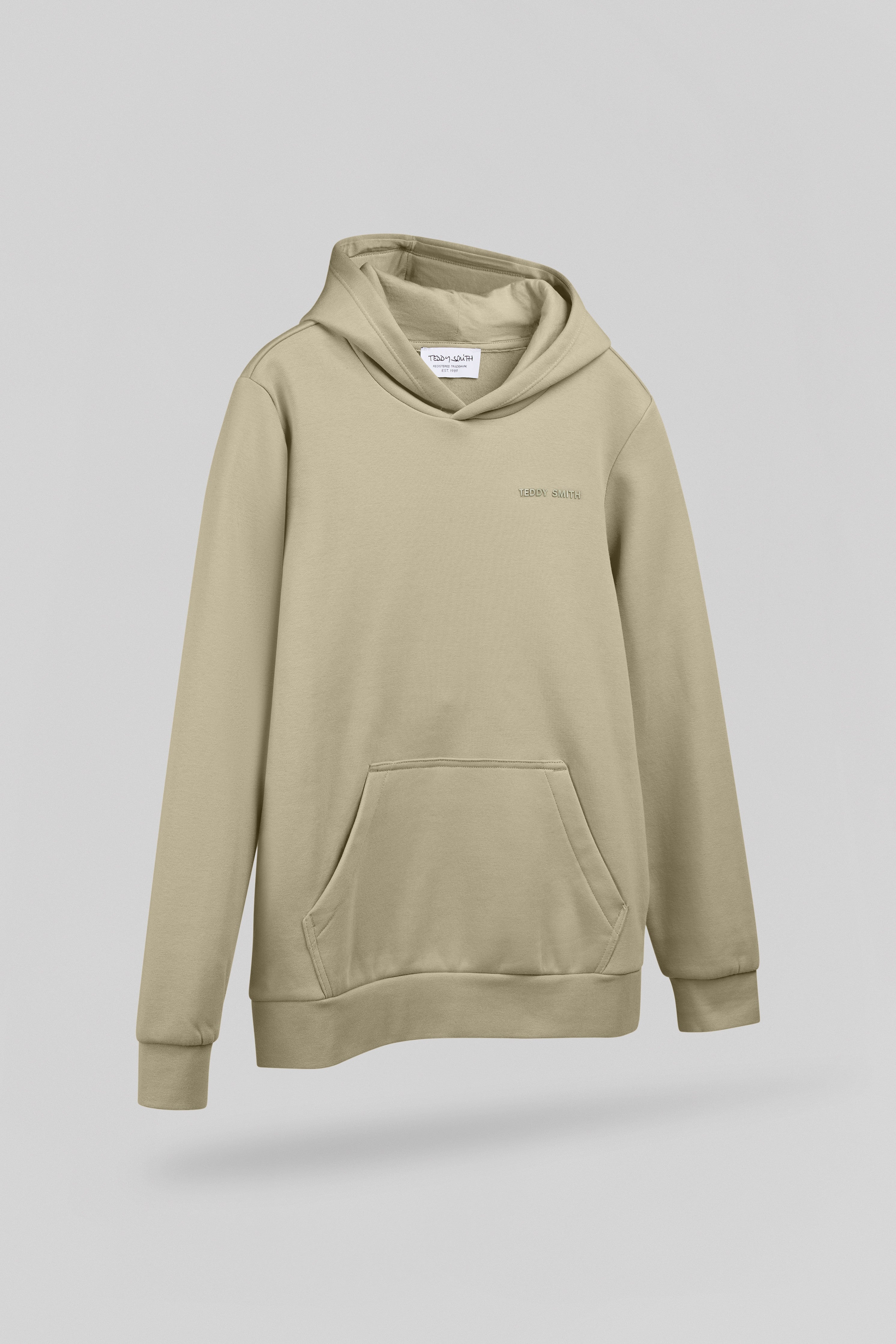 Teddy Smith S-Nark Hoody JR sweat kaki bleach