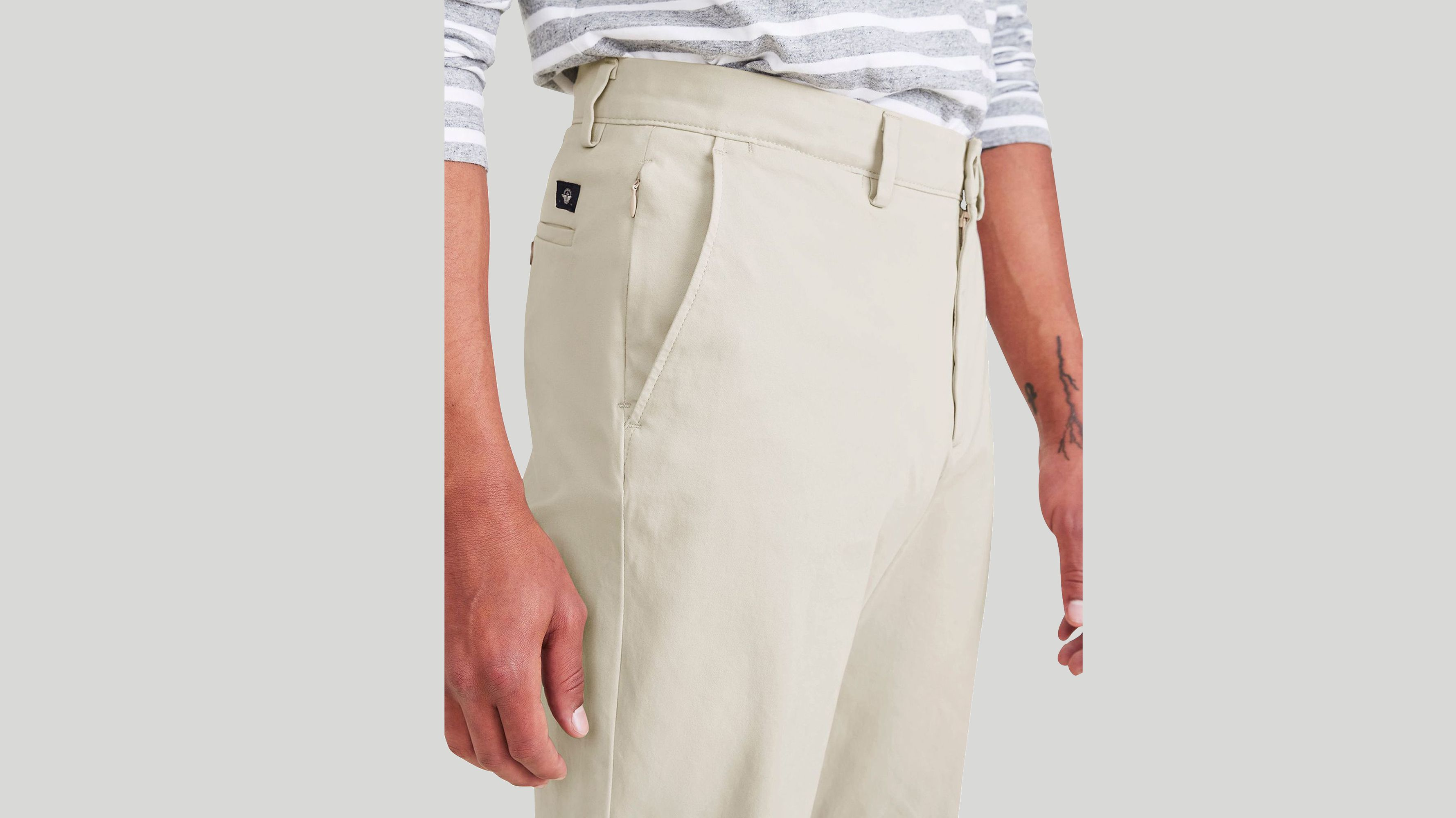 Dockers Crafted Khaki Slim Fit chino kaki sahara stretch