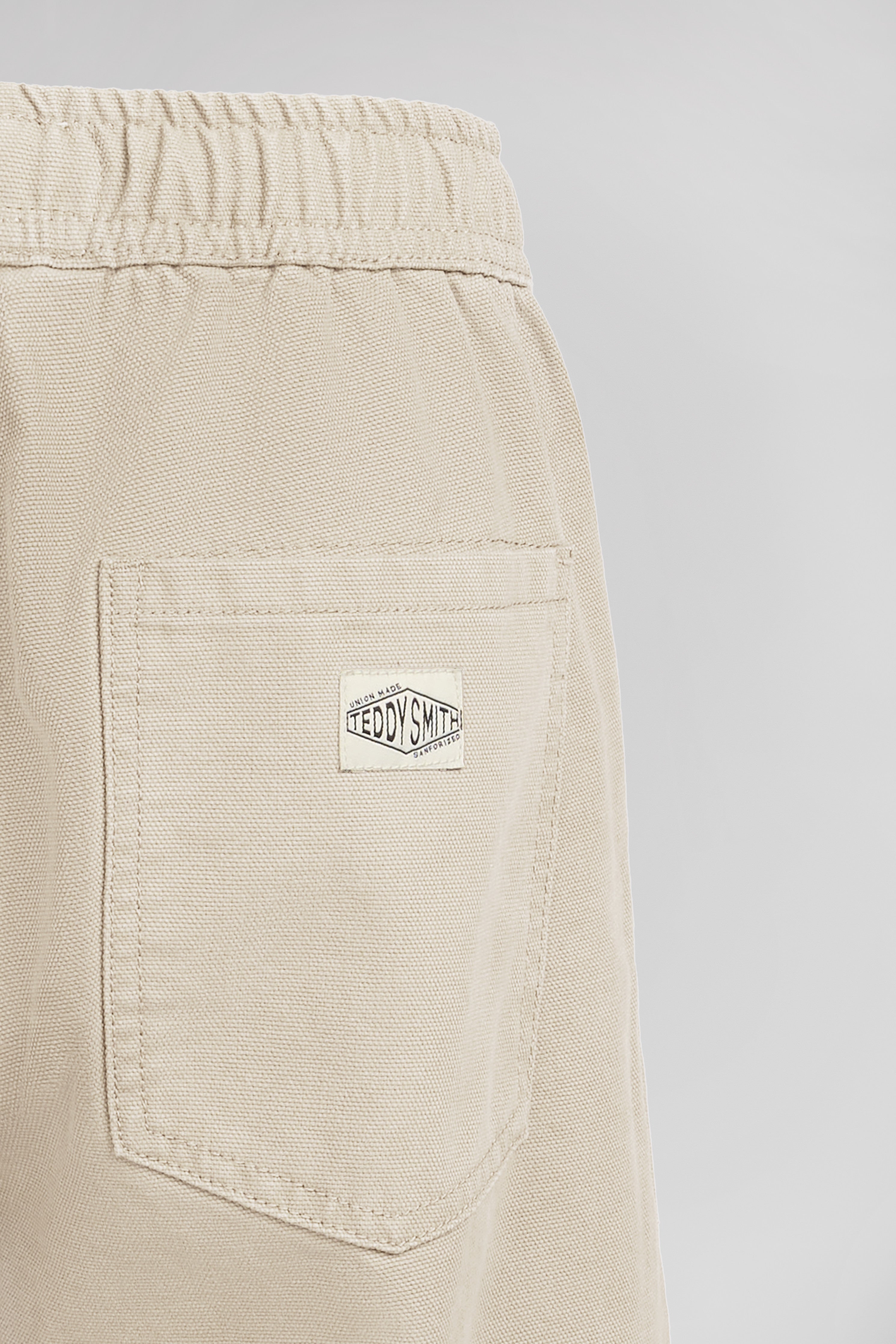 Teddy Smith P-Dexter Jr pantalon large Cream garçon