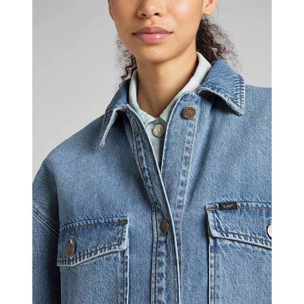 Lee Elongated Overshirt surchemise femme coupe longue