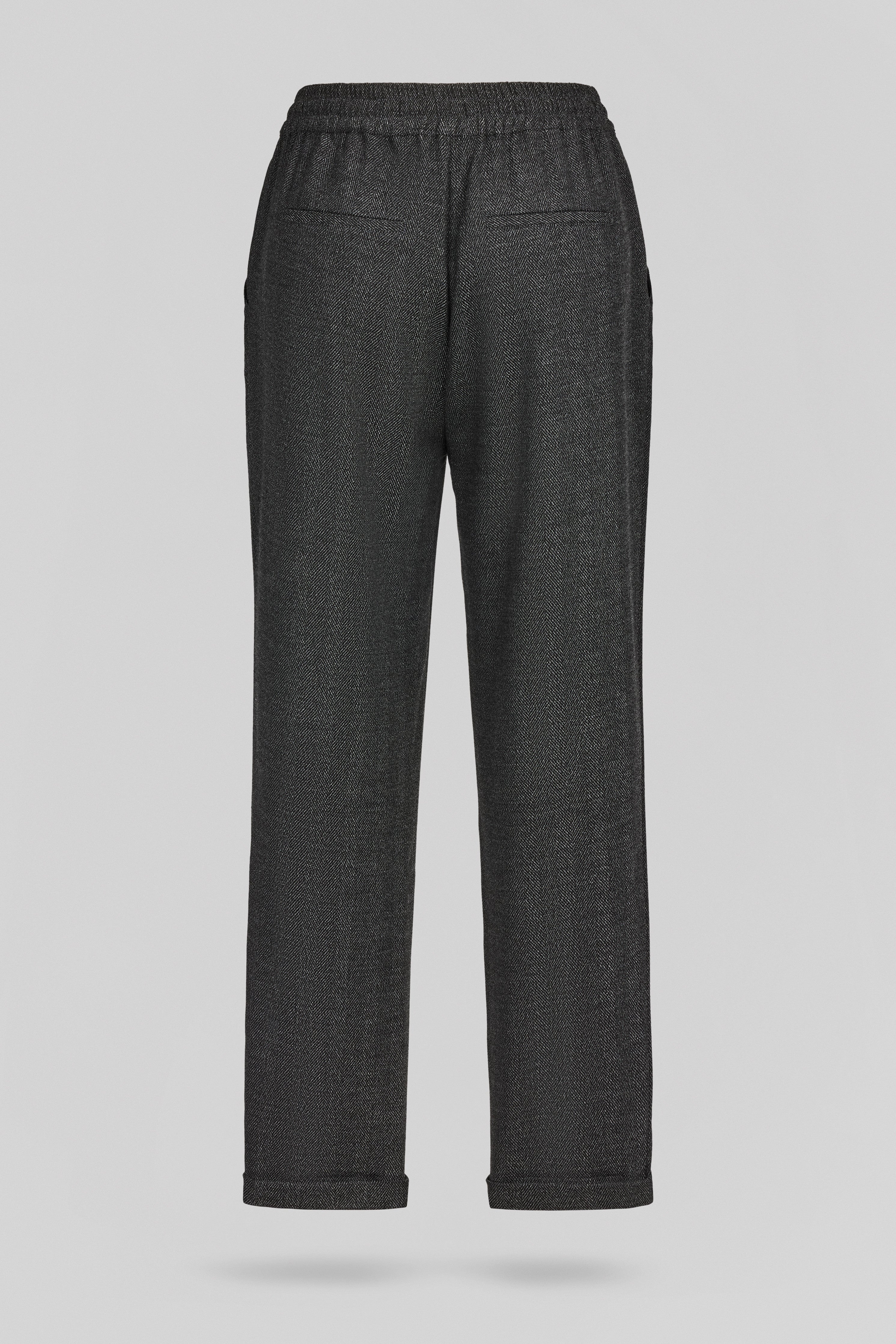 Teddy City pantalon ville femme mélange black élastiqué