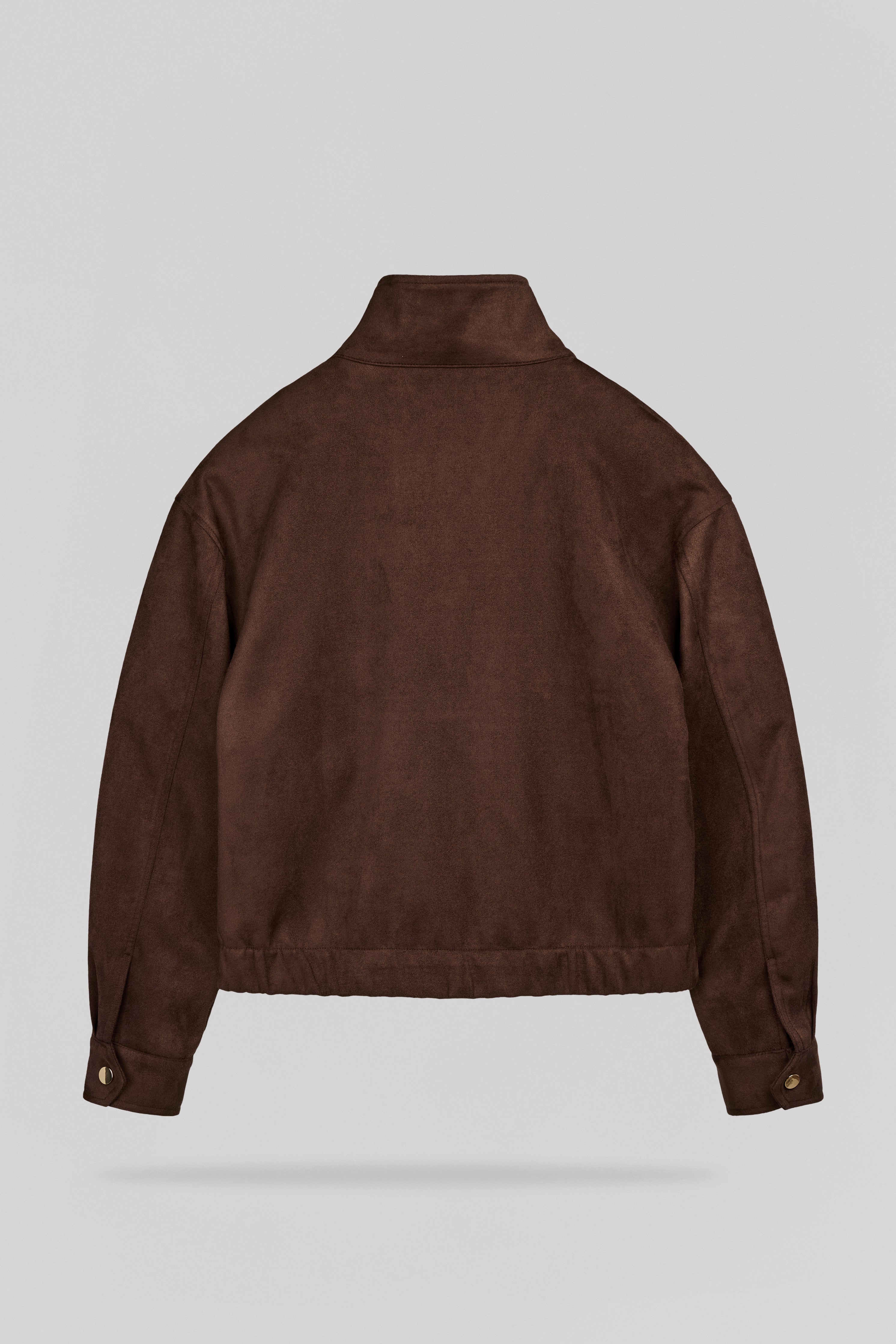 Teddy Smith B-Zephy blouson chocolat suédine