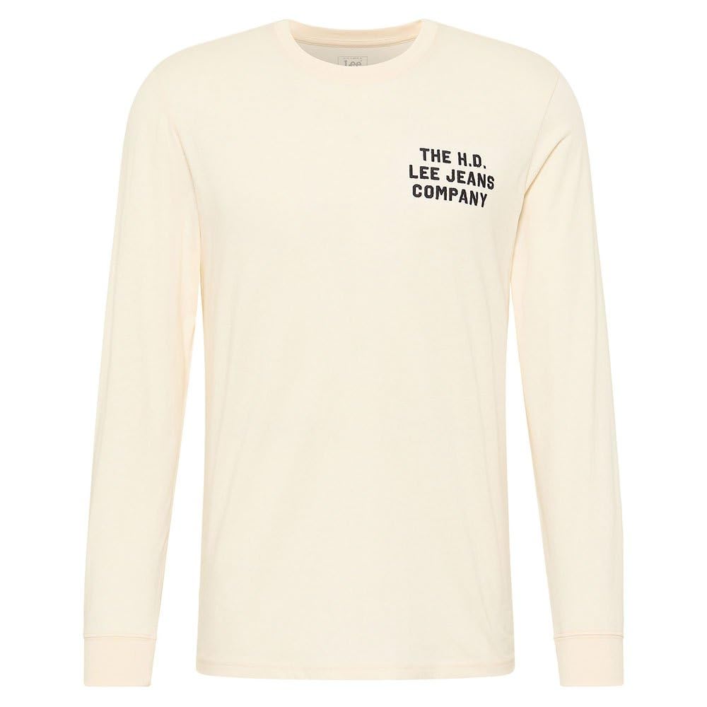 Lee Relaxed LS Tee T-shirt Homme M écru manche longue
