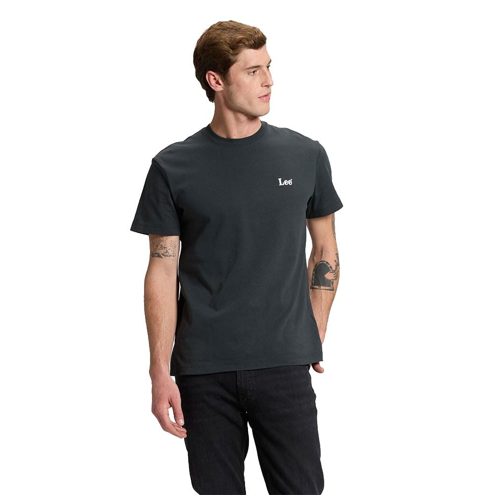 Lee SS Small Logo Tee t-shirt homme violet manches courtes