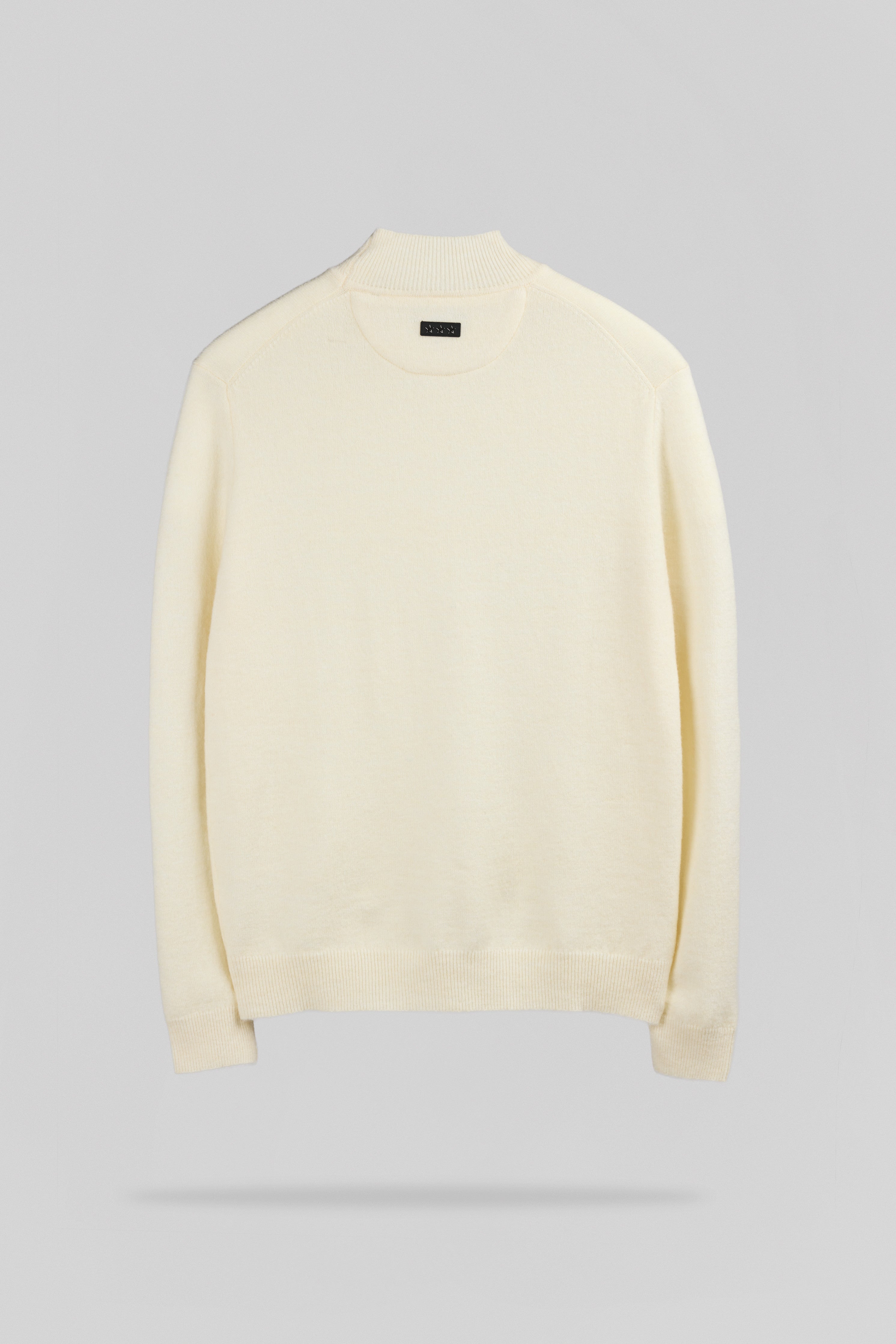 Teddy Smith P-Carter pull col montant naturel laine