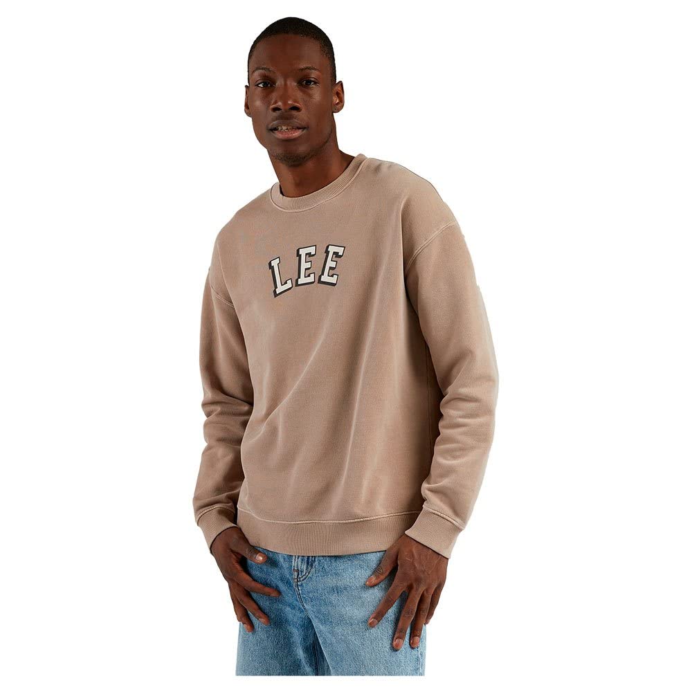 Lee Applique Crew sweat homme XXL light umber