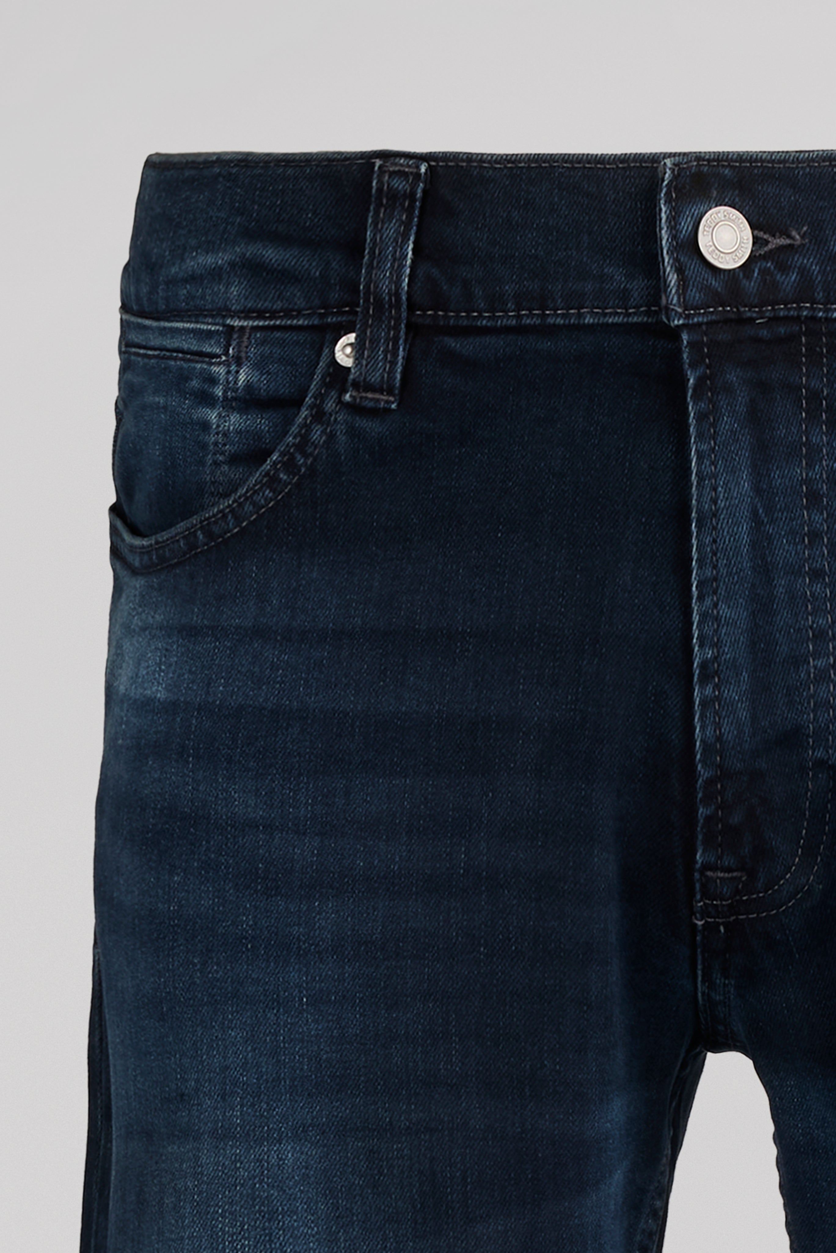 Teddy Smith Reg L34 Deep Blue jean droit délavé