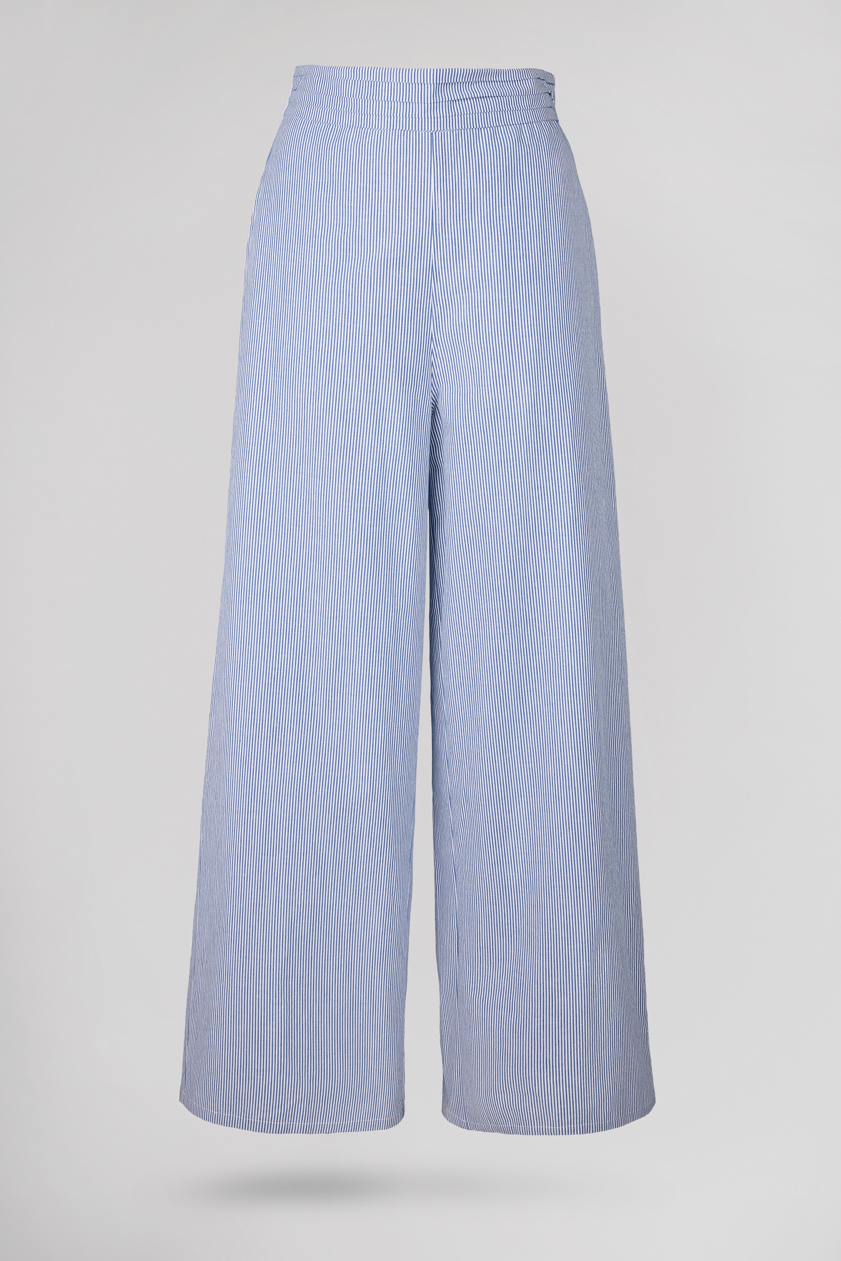 Teddy Smith P-Rebelle pantalon large bleu nuageux rayures coton