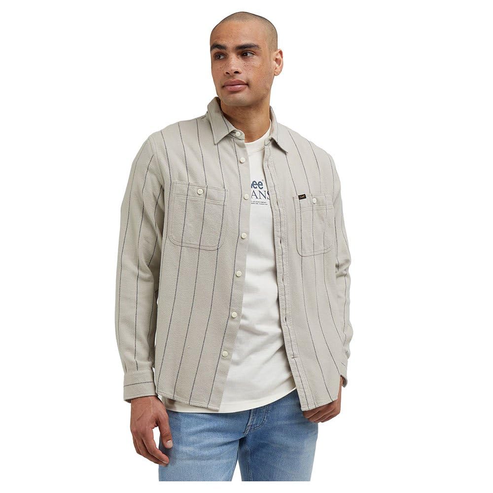 Lee Worker Shirt 2.0 chemise homme gris granit S