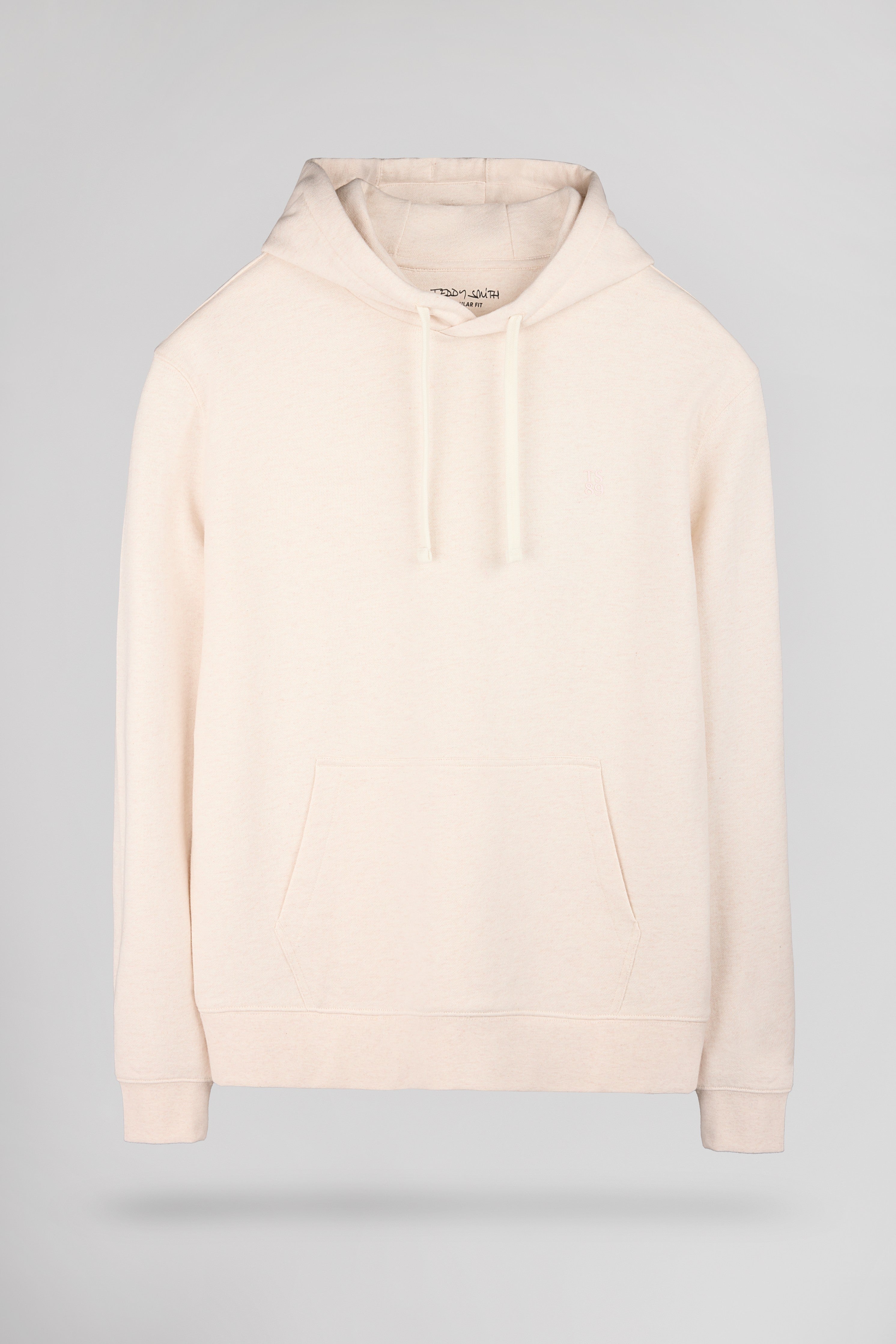 Teddy Smith S-Narvik Hoody sweat homme cream capuche