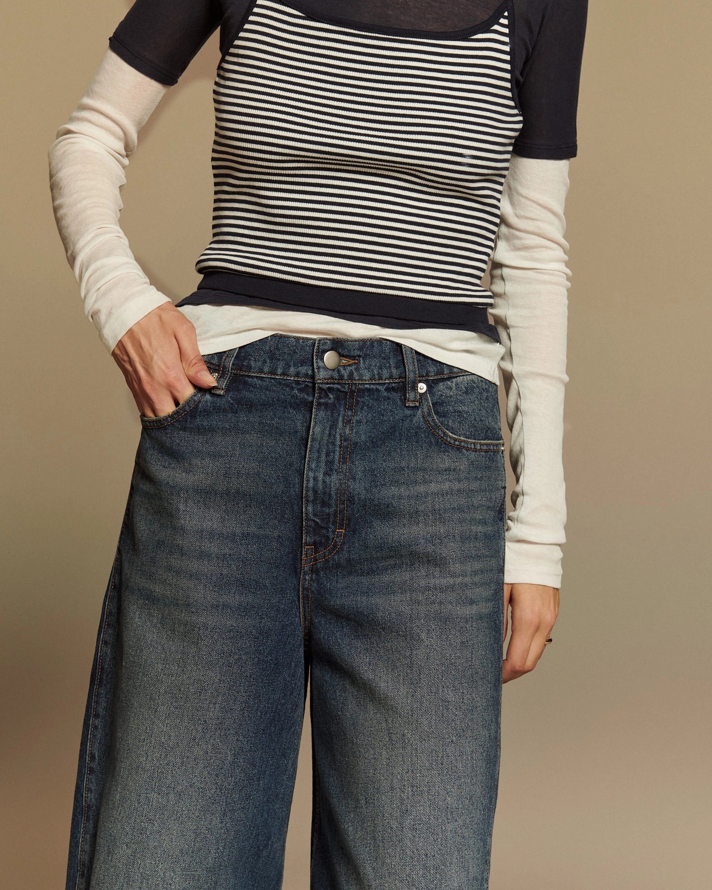 Labdip Orson Heritage Blue jean barrel coton