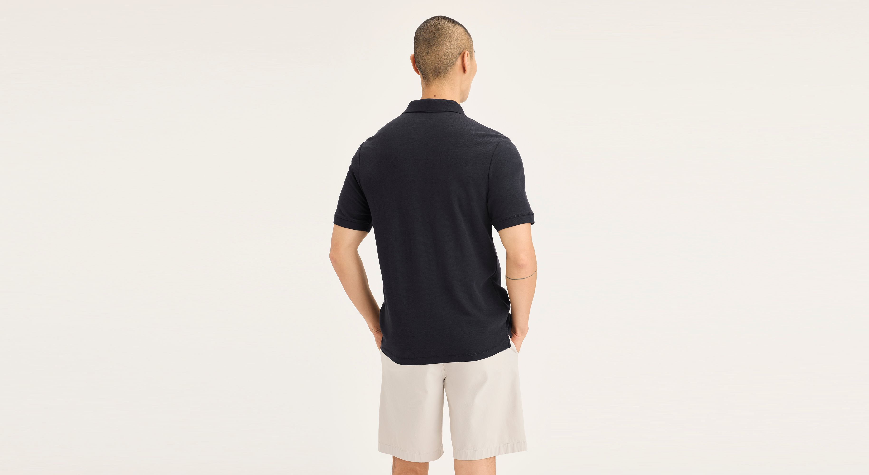 Dockers Original Slim Fit polo noir coton